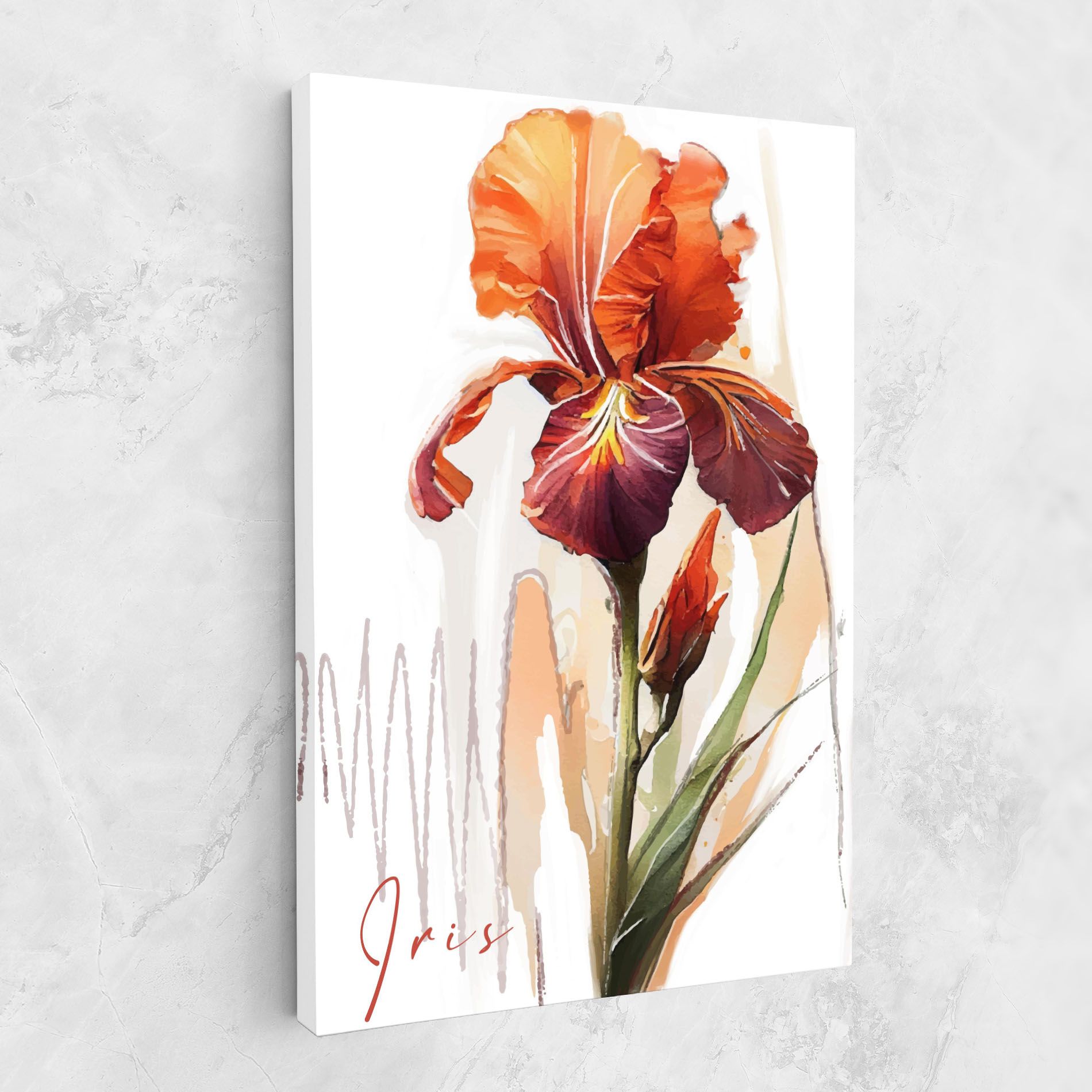 Orange Iris mockup 1