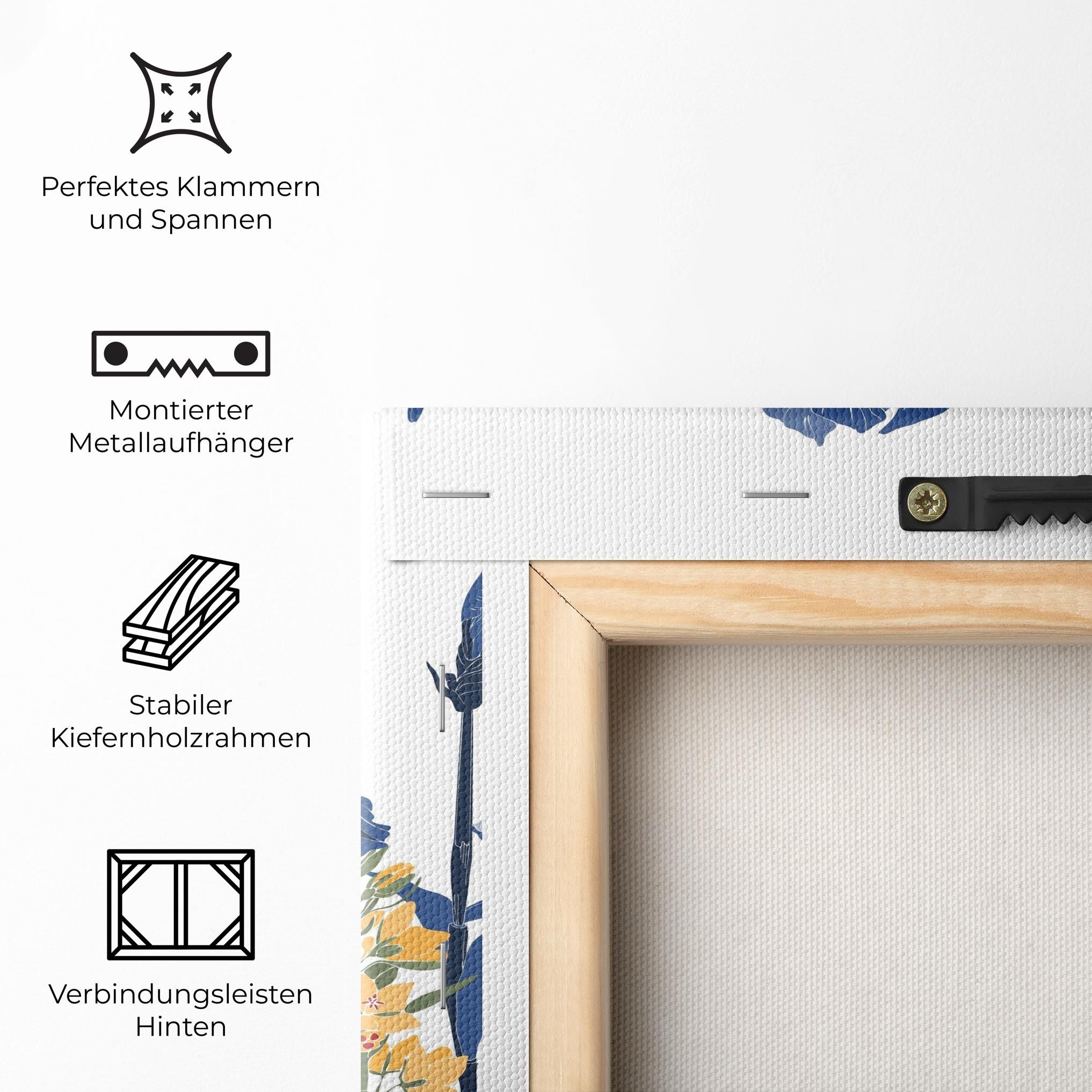 Iris Blue Art mockup 5