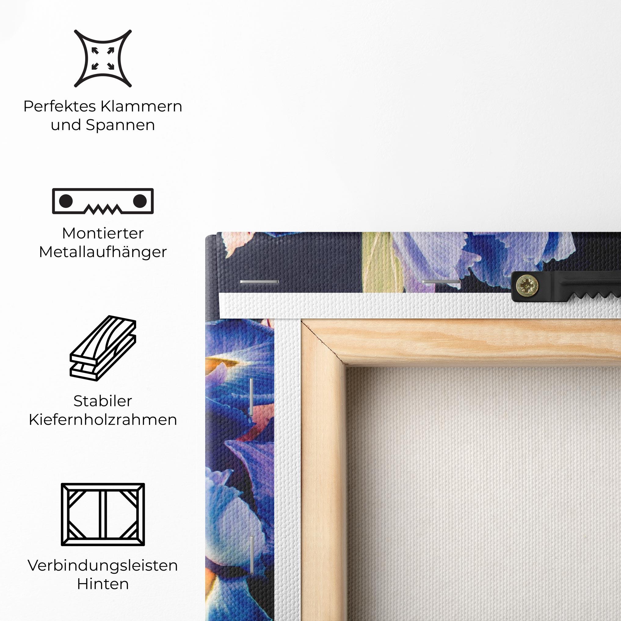 Leinwandbild Iris Bouquet mockup 5