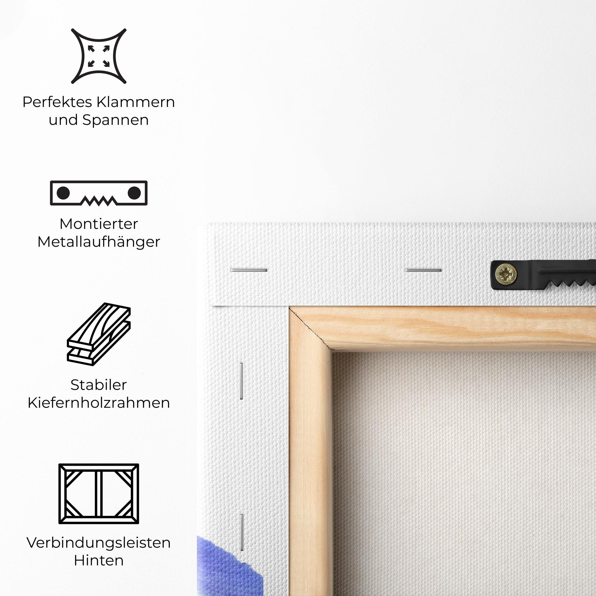 Leinwandbild Yellow Color Iris mockup 5