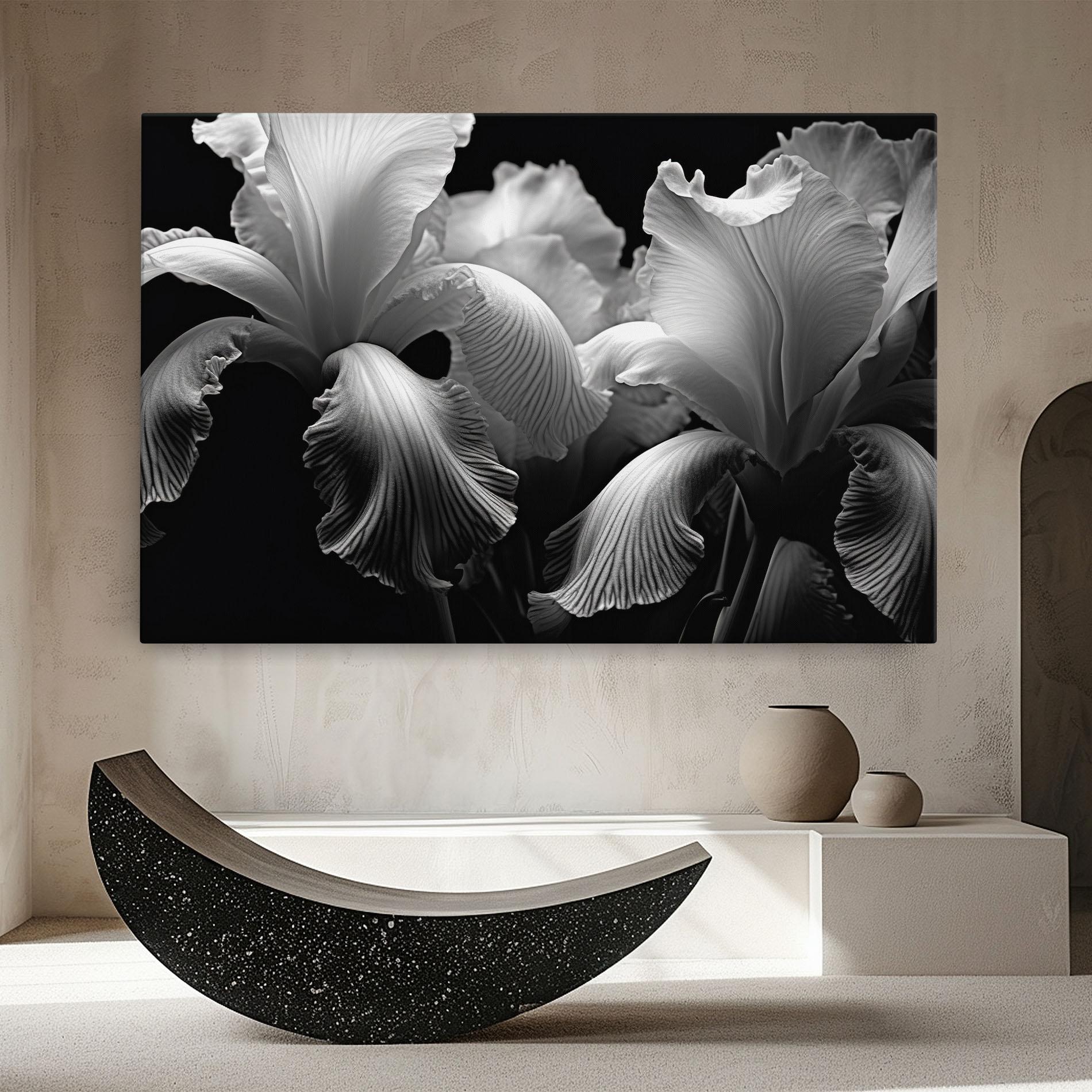 Leinwandbild Grey Iris mockup 8