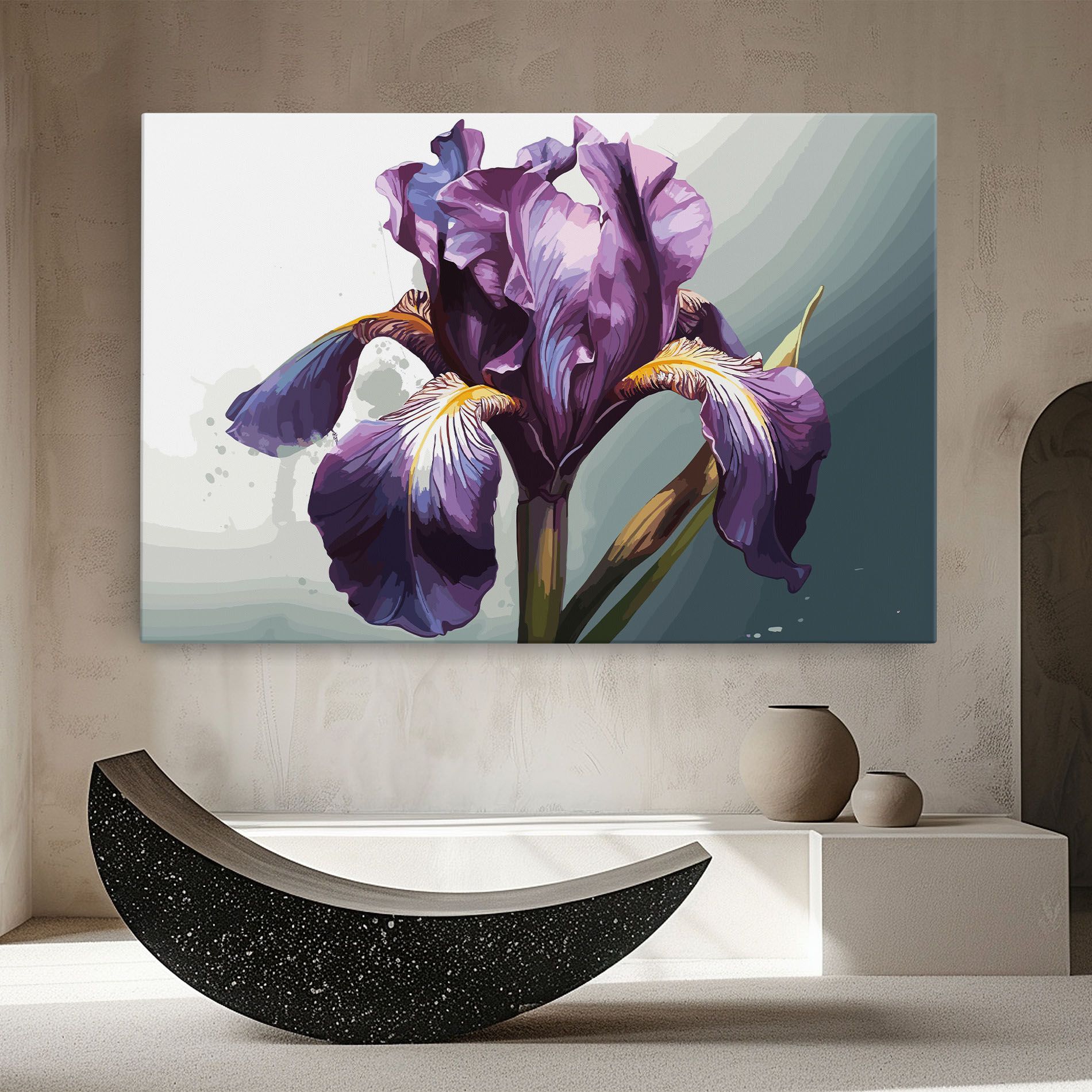 Purple Blue Iris mockup 8
