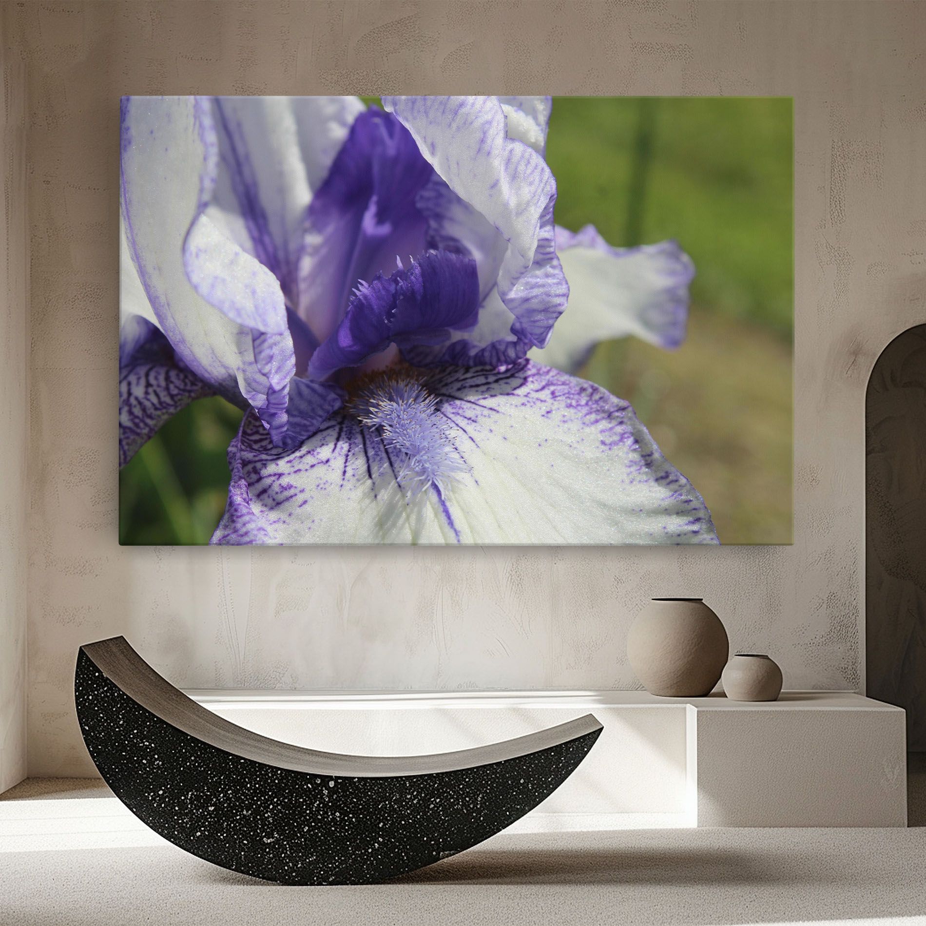 White Purple Iris mockup 8