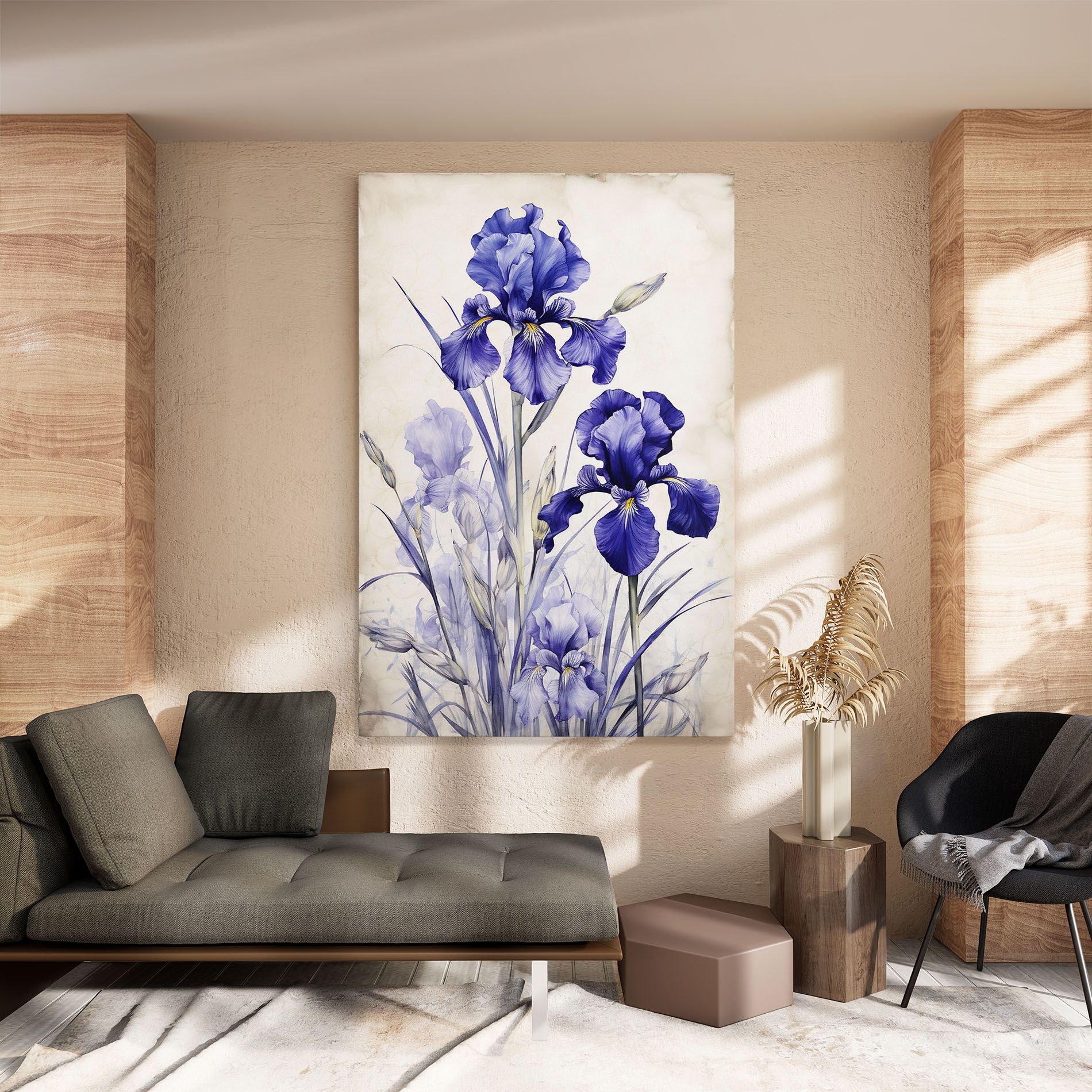 Irises Painting mockup 8