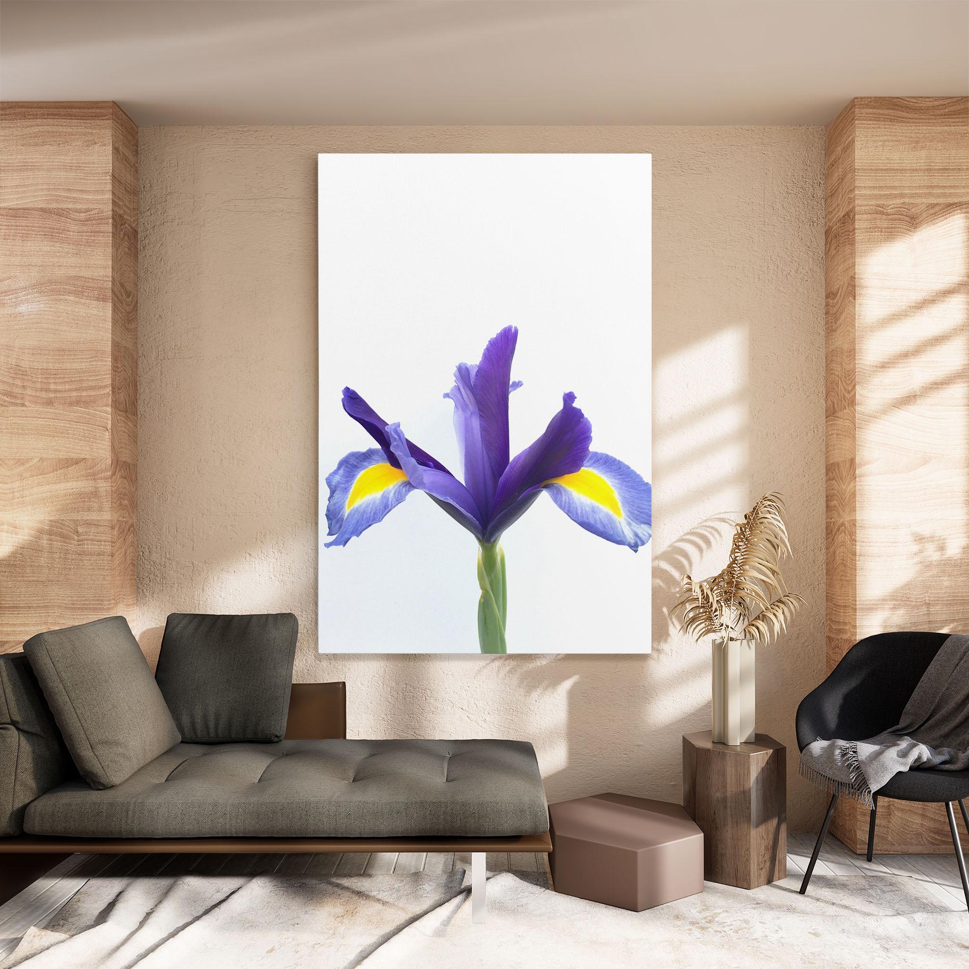 Leinwandbild Yellow Color Iris mockup 8