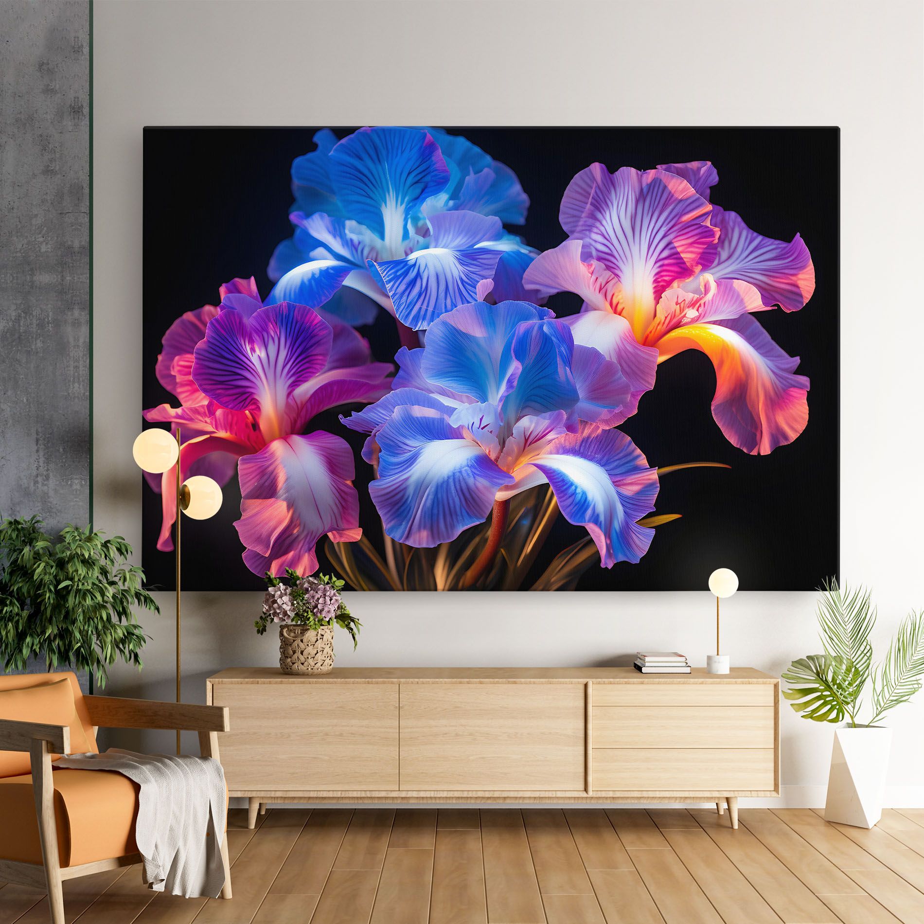 Blue Light Iris mockup 9