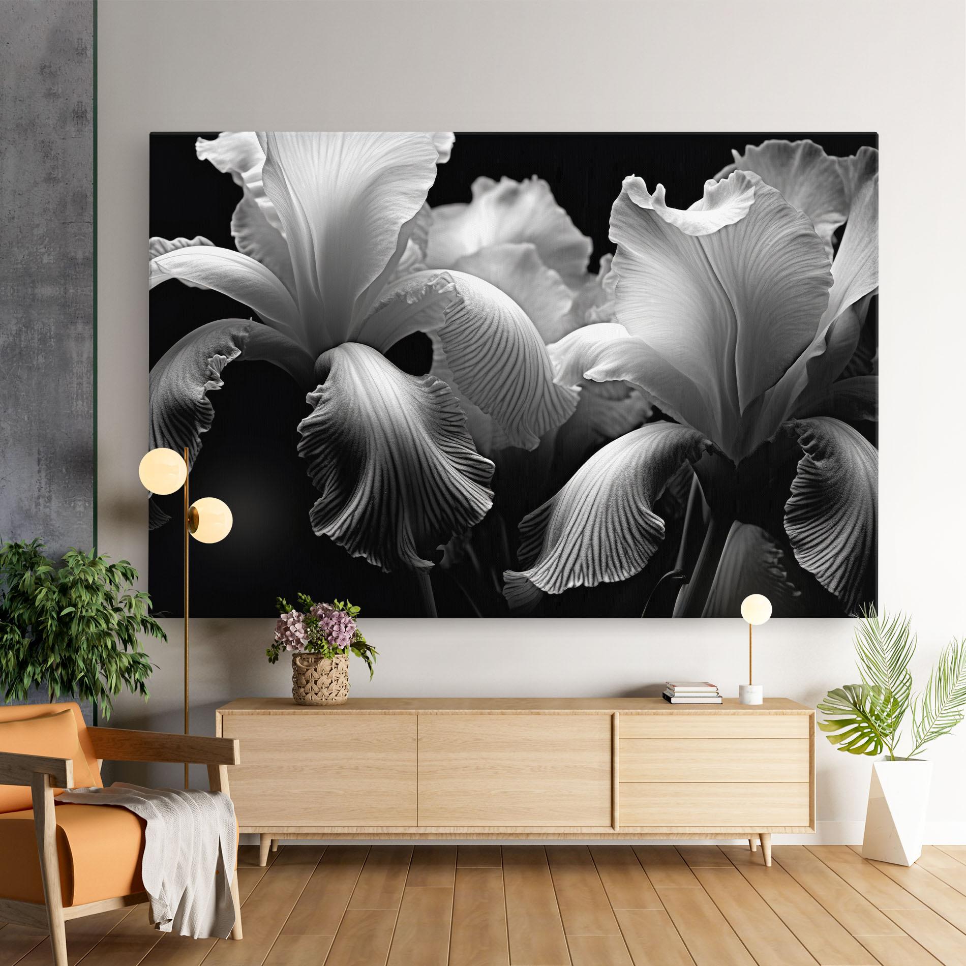 Leinwandbild Grey Iris mockup 9