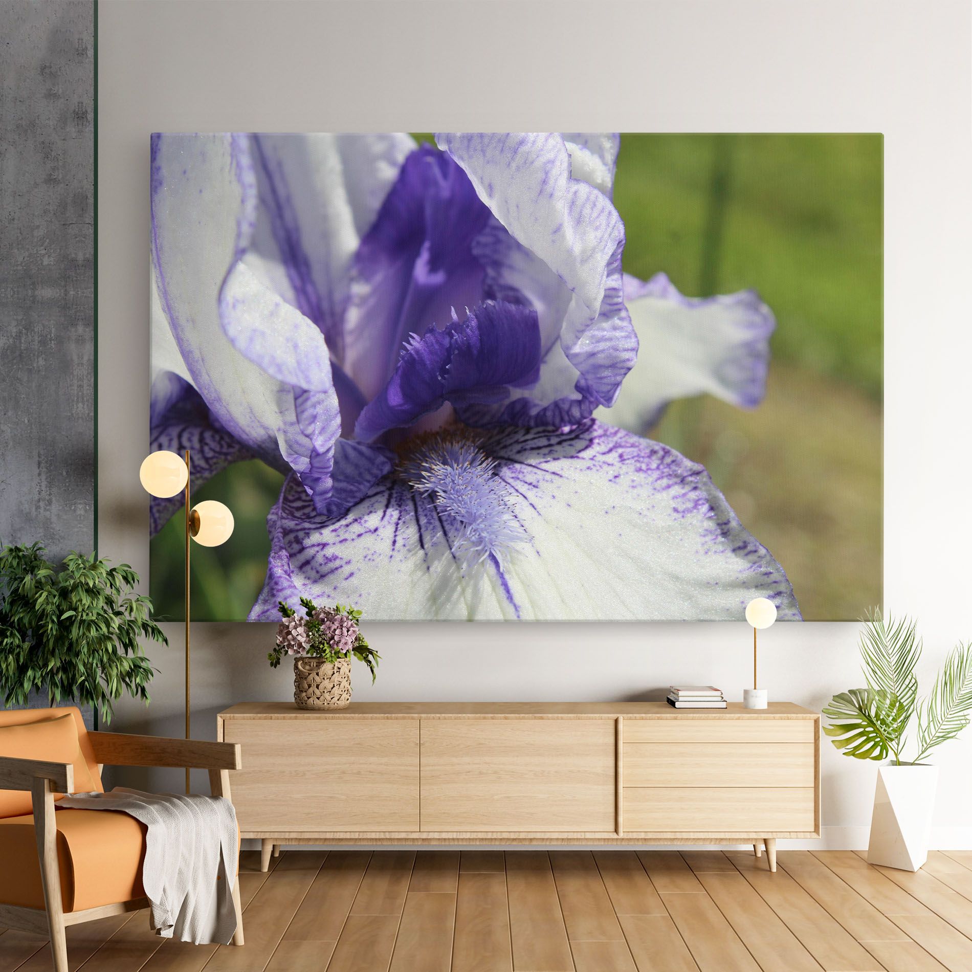White Purple Iris mockup 9