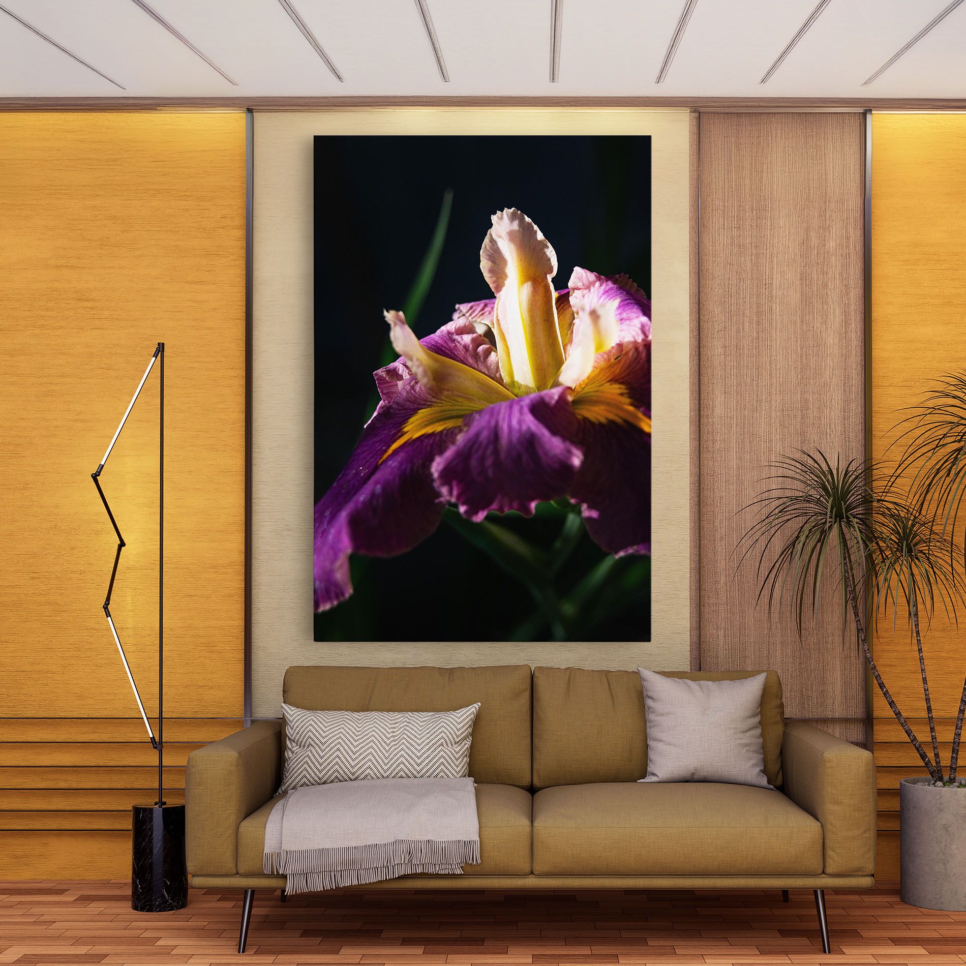 Pastel Yellow Iris mockup 9