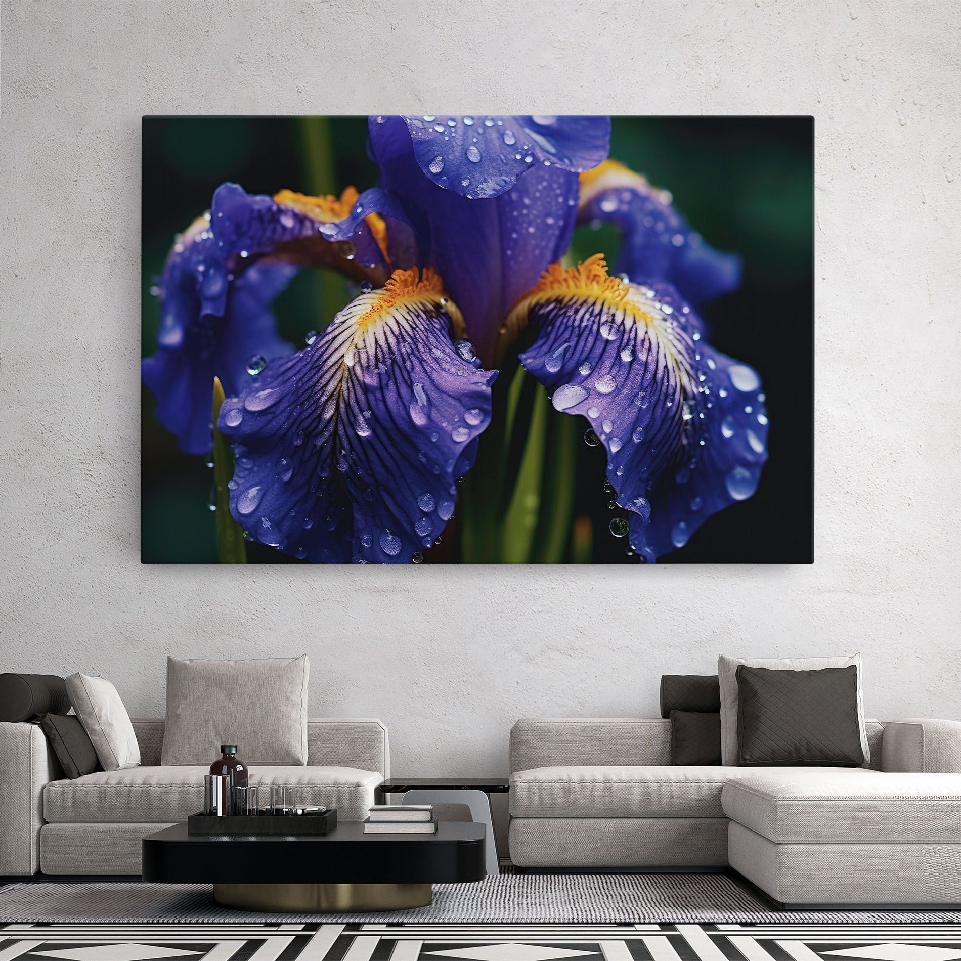 Iris After Rain mockup 2