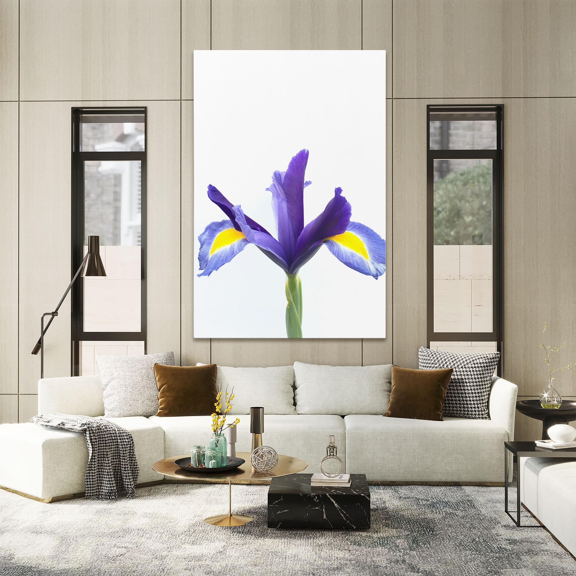 Leinwandbild Yellow Color Iris mockup 2