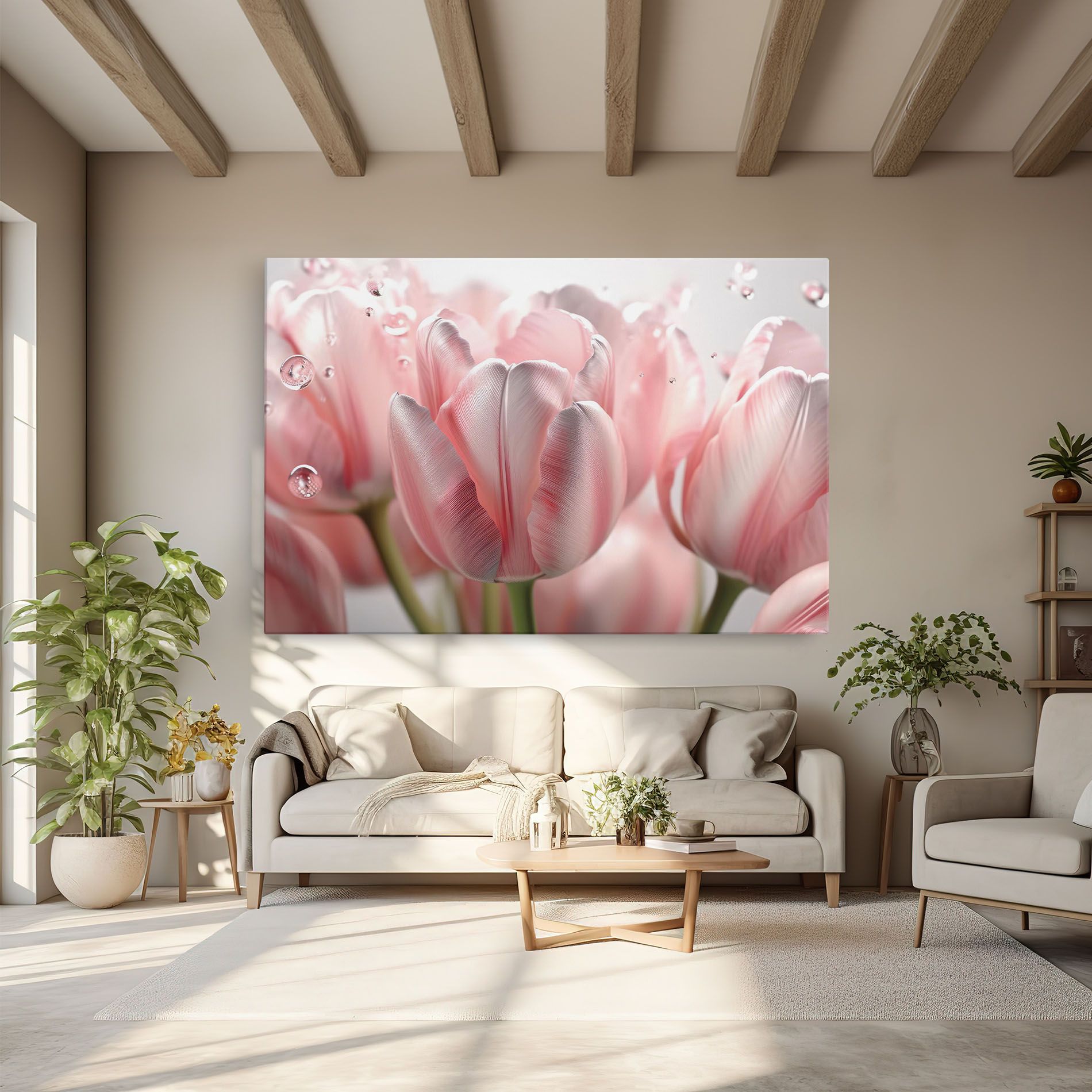 Pink Pretty Tulips mockup 6