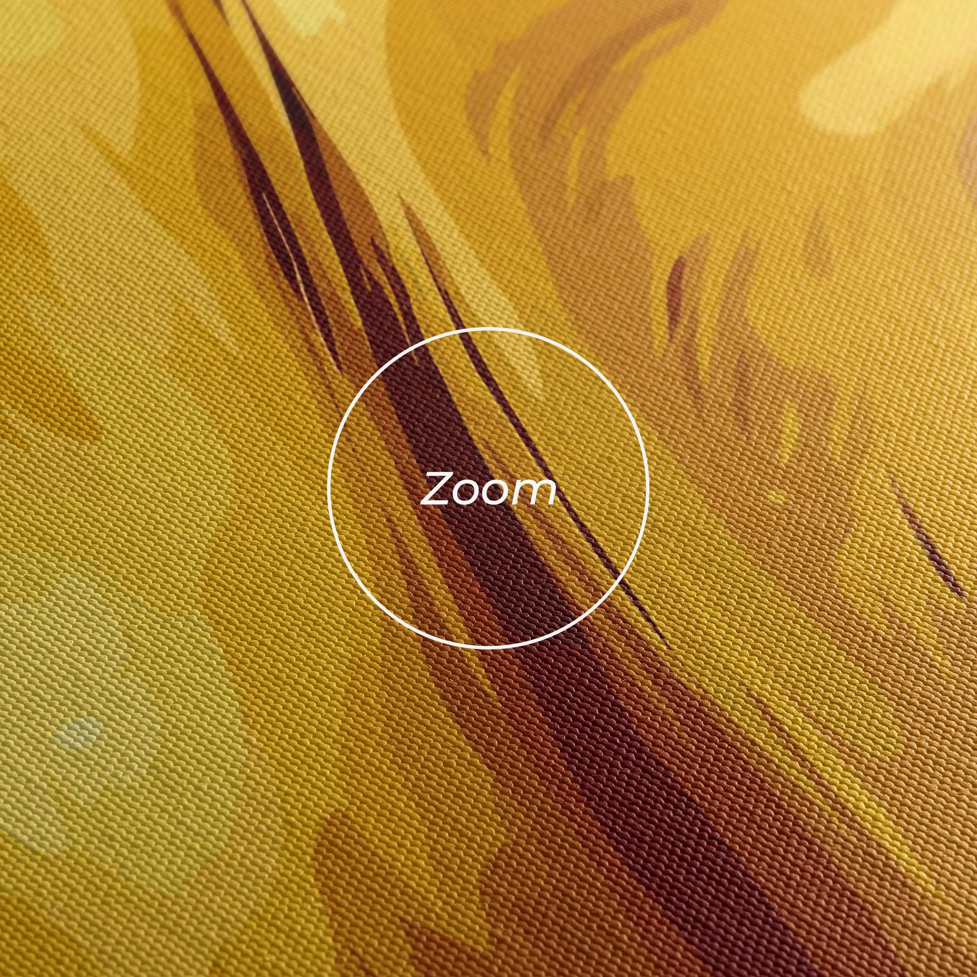 Leinwandbild Big Yellow Tulip mockup 3