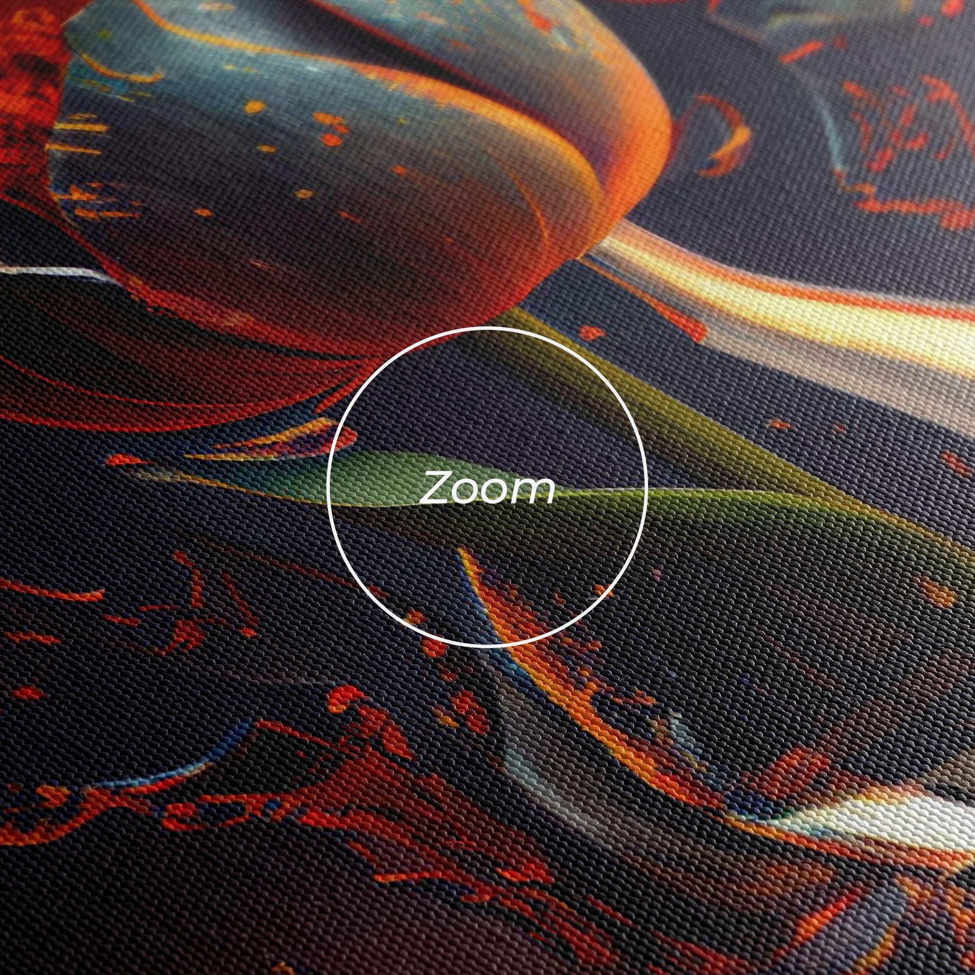 Leinwandbild Black Tulip In Vase mockup 3