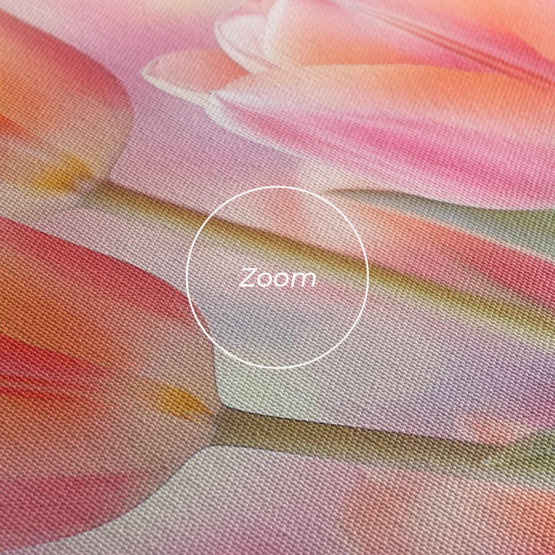 Leinwandbild Dreamy Tulips mockup 3