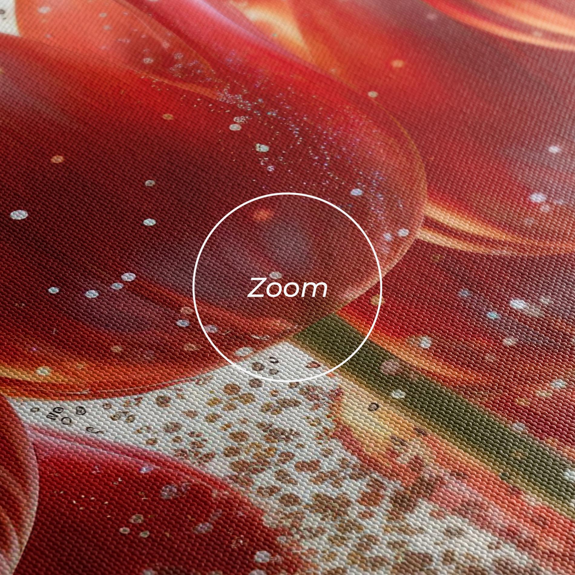 Leinwandbild Glitter Red Tulips mockup 3