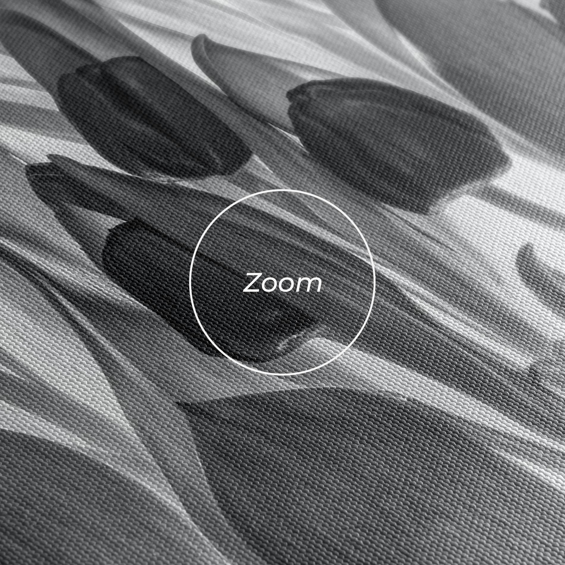 Leinwandbild Grey Tulips mockup 3