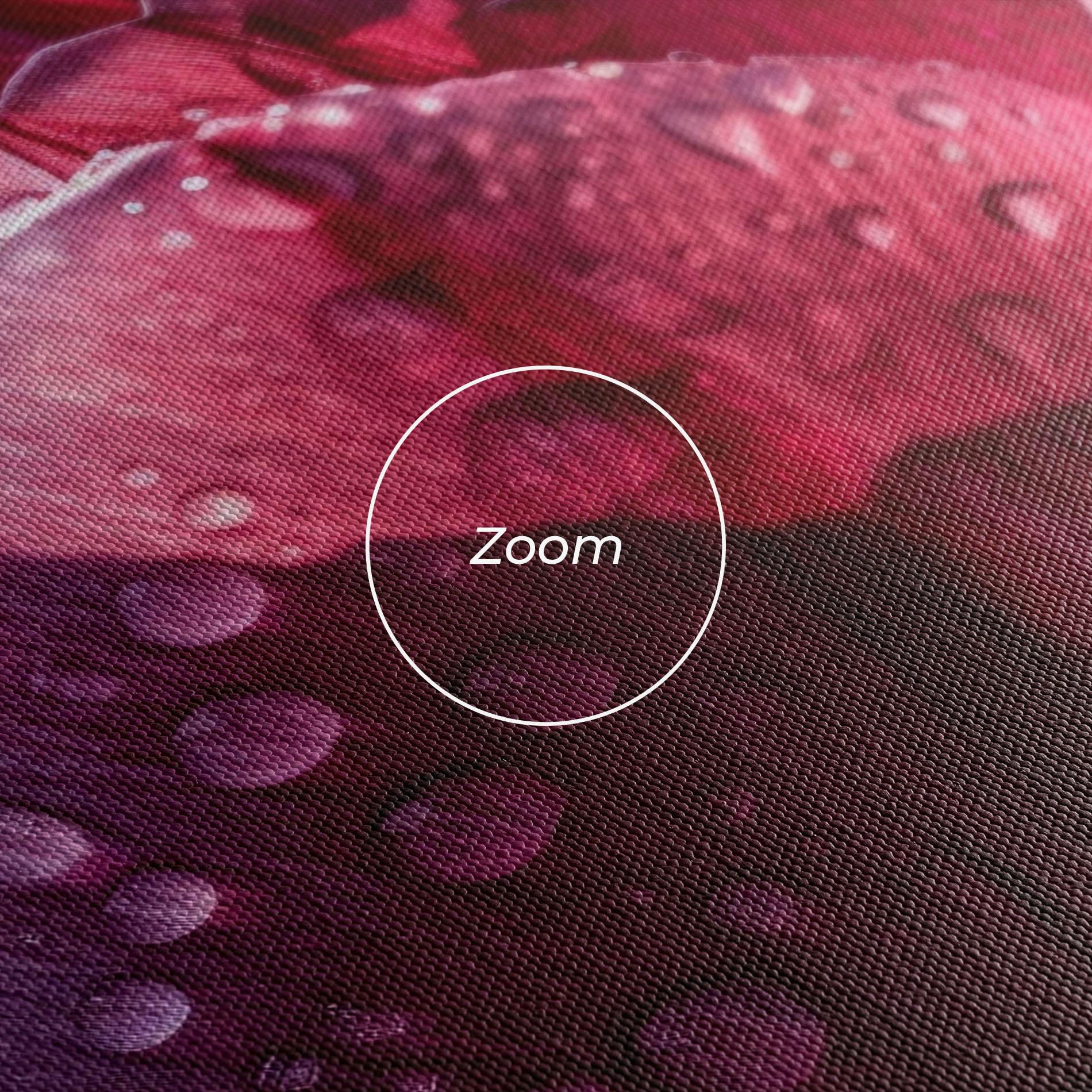 Leinwandbild Pink Tulip After Rain mockup 3