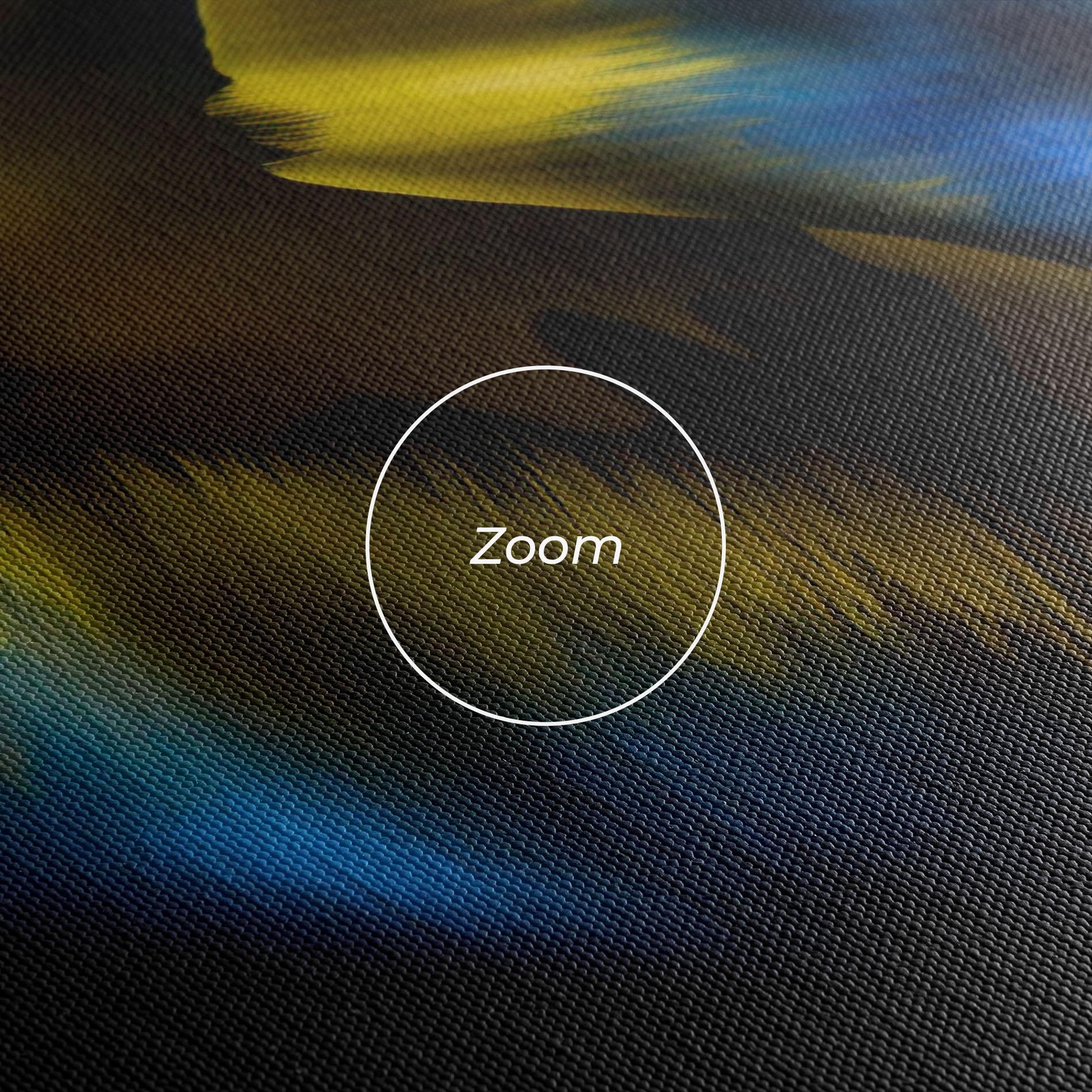 Leinwandbild Yellow Blue Tulip mockup 3