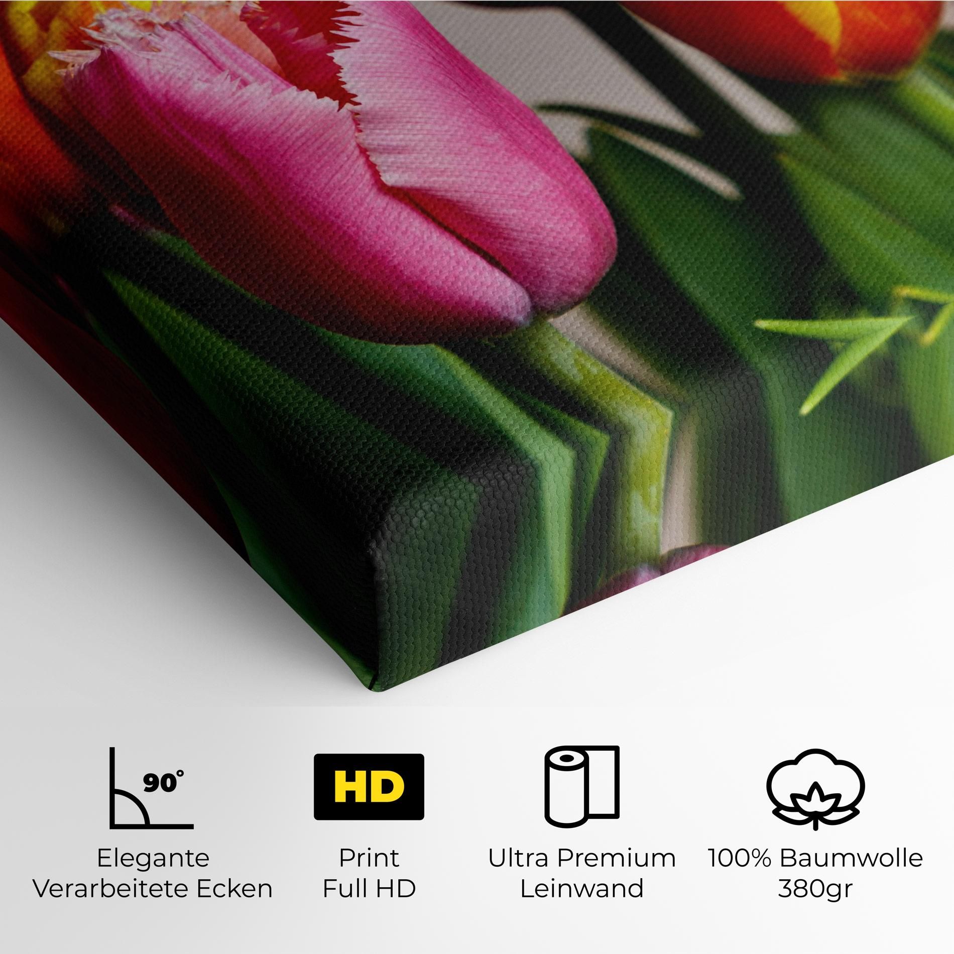 Pink Orange Tulips mockup 4