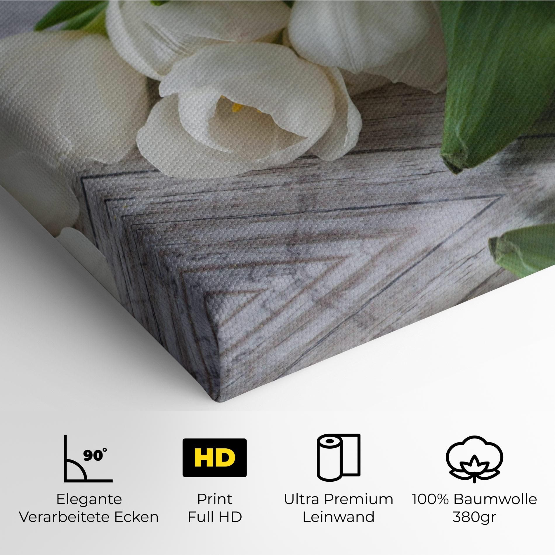 White Tulips Bouquet mockup 4