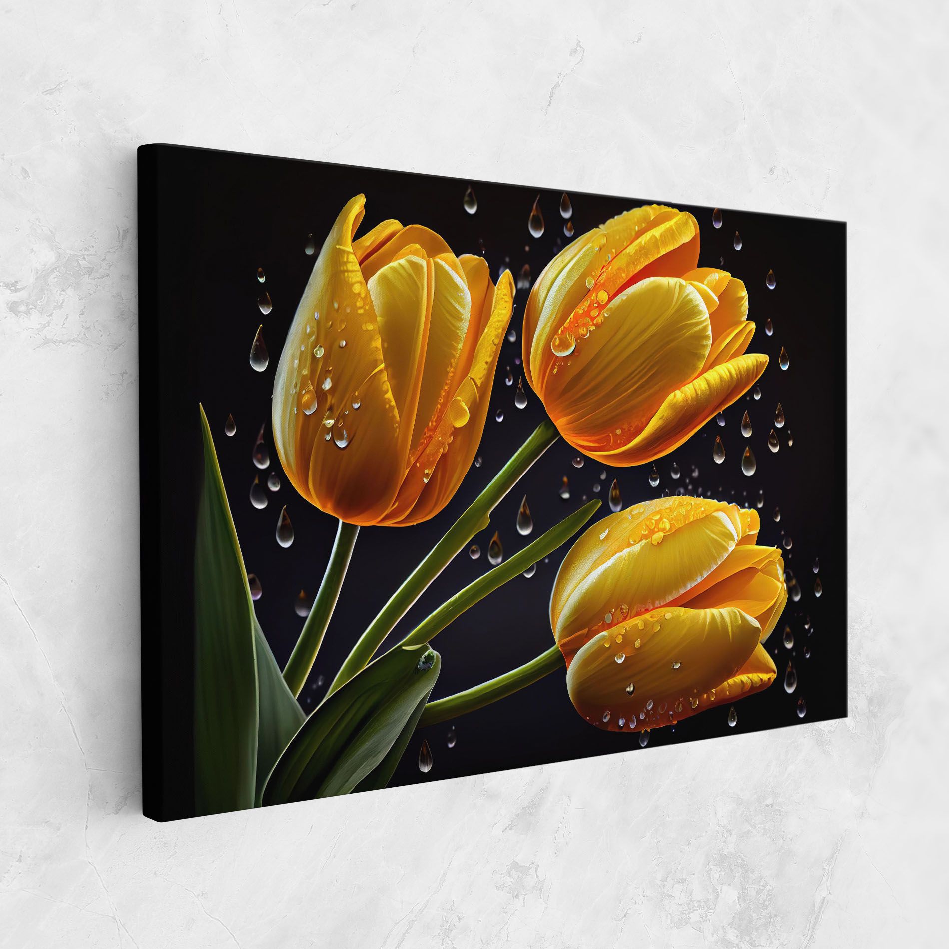 3 Yellow Tulips mockup 1
