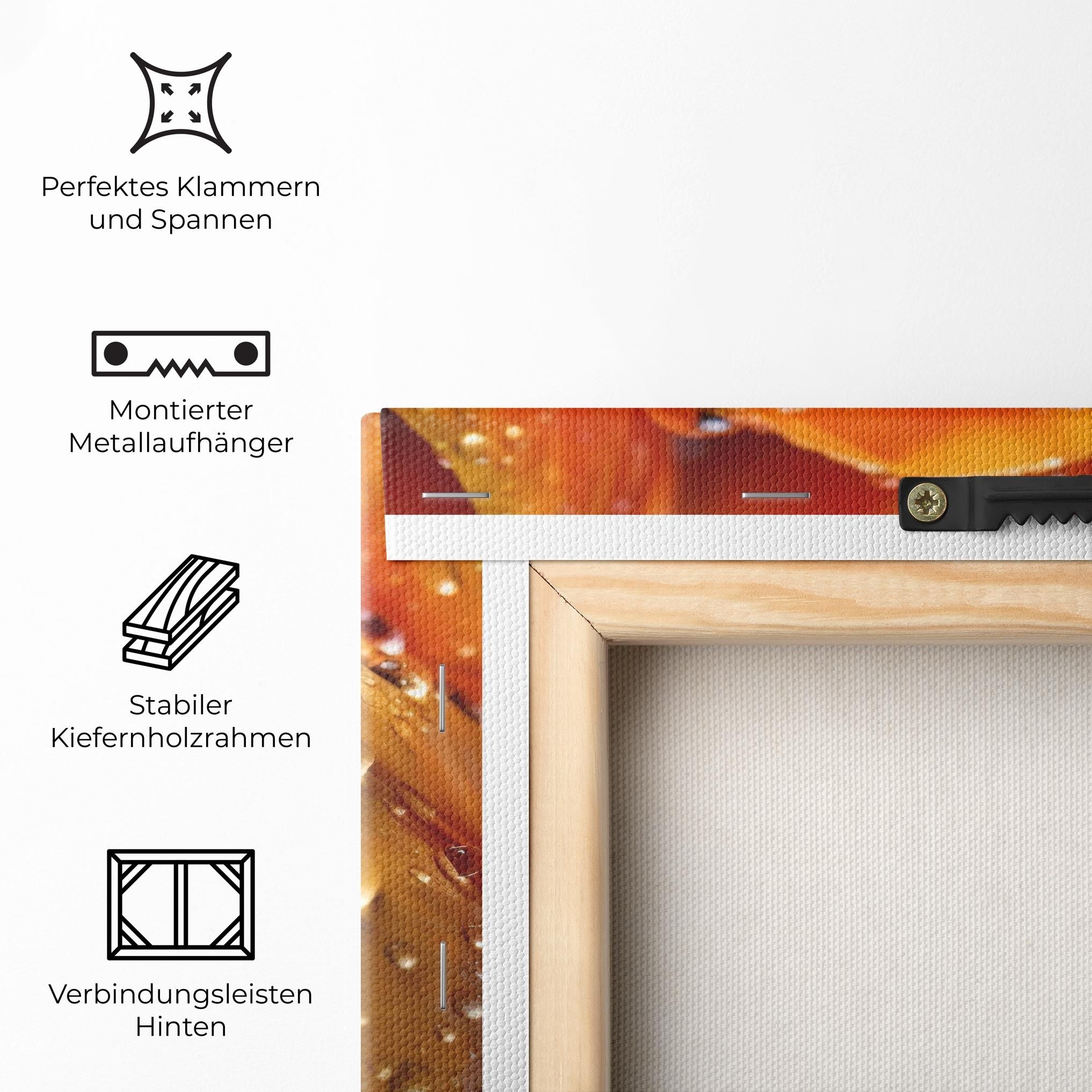 Orange Tulip Water Drops mockup 5