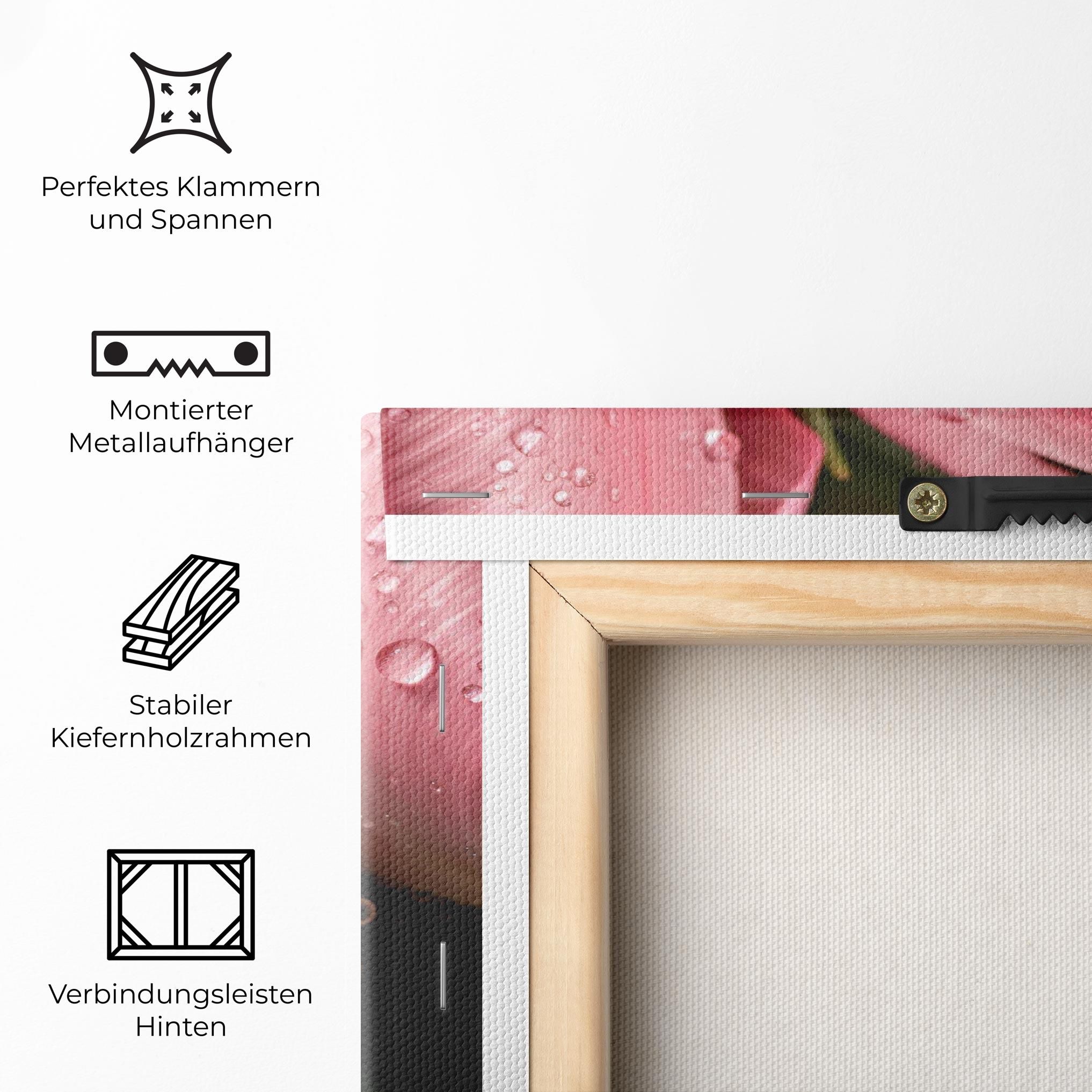 Pink Tulip With Drops mockup 5