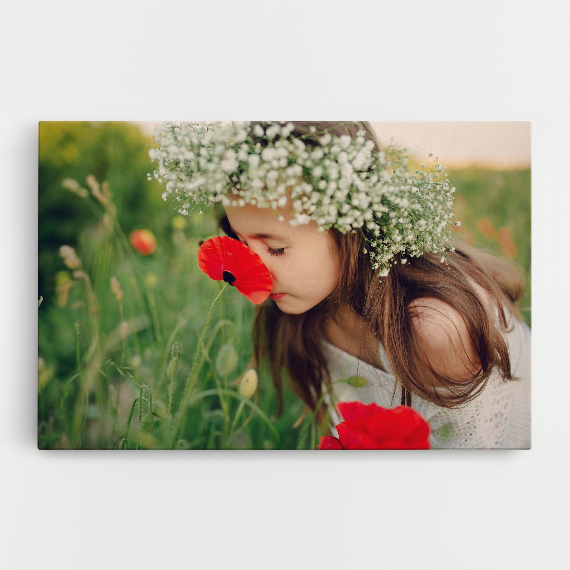 Girl With Poppies mockup 0
