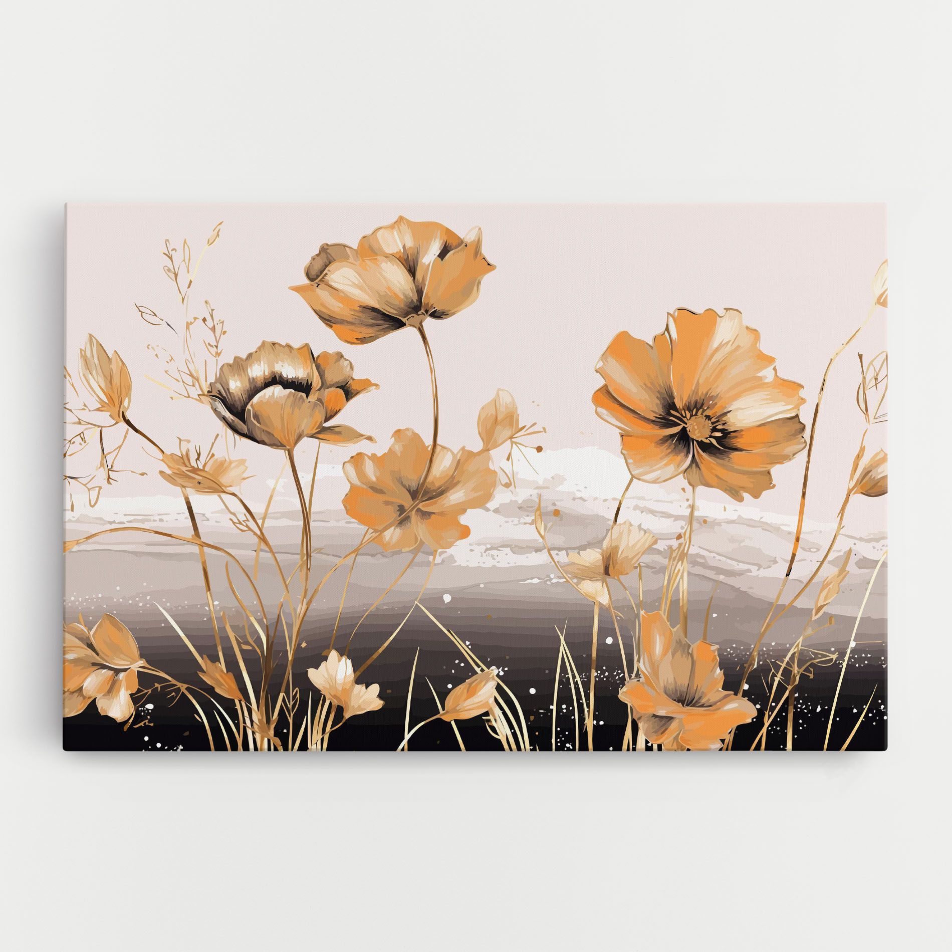 Gold Black Poppy mockup 0