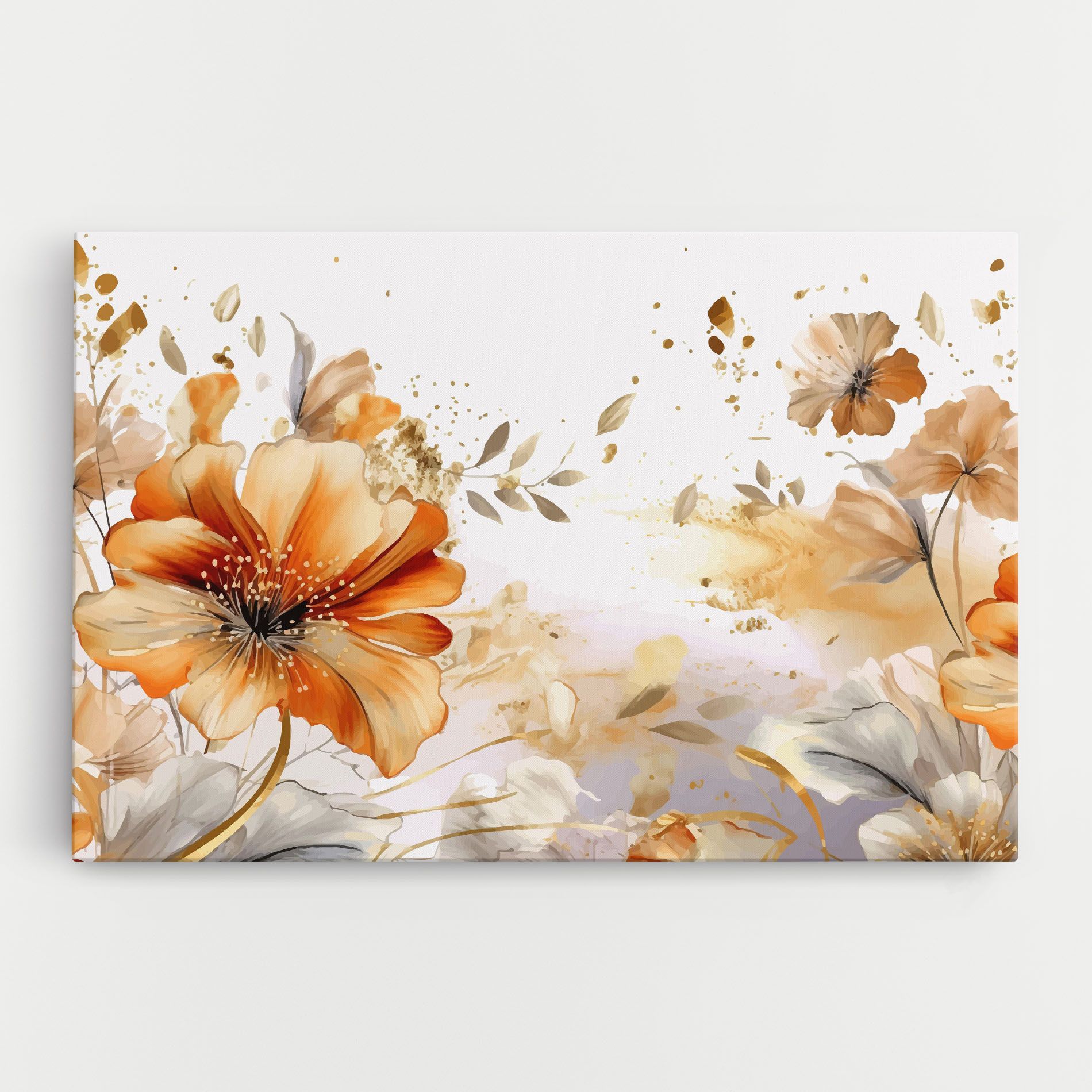 Gold Orange Poppy mockup 0