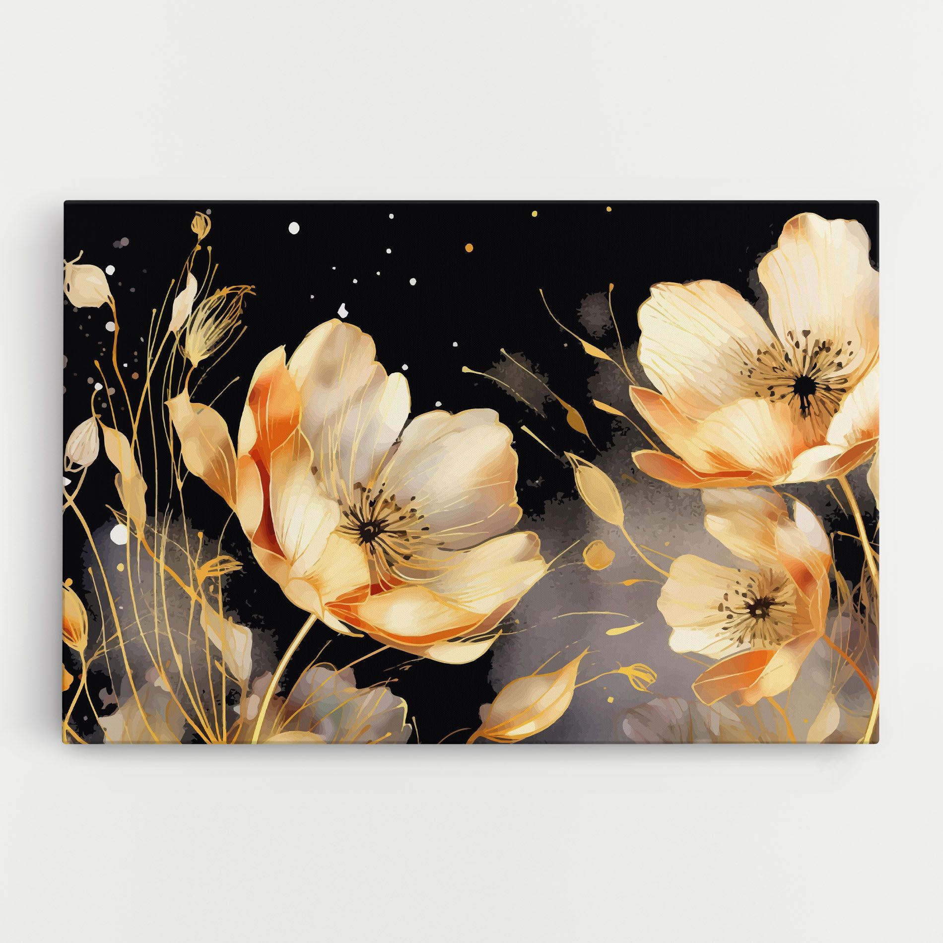 Gold Poppy Black mockup 0