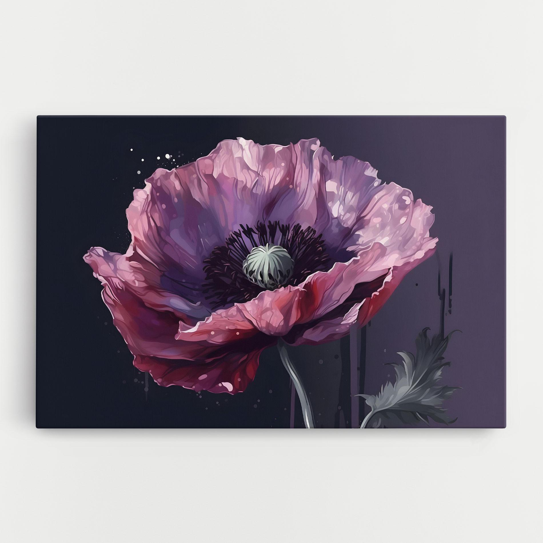 Leinwandbild Light Purple Poppy mockup 0