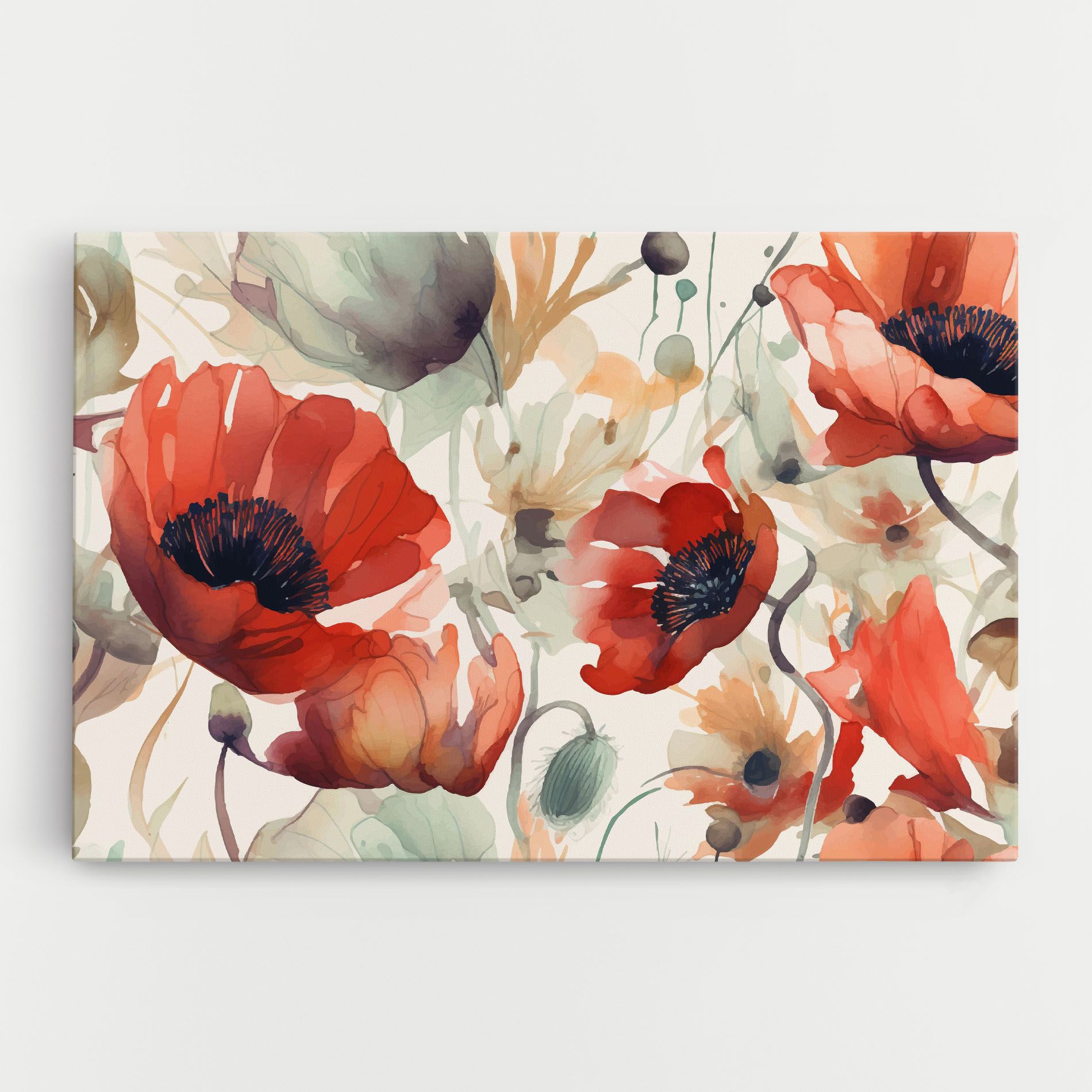 Poppy Red Cream mockup 0