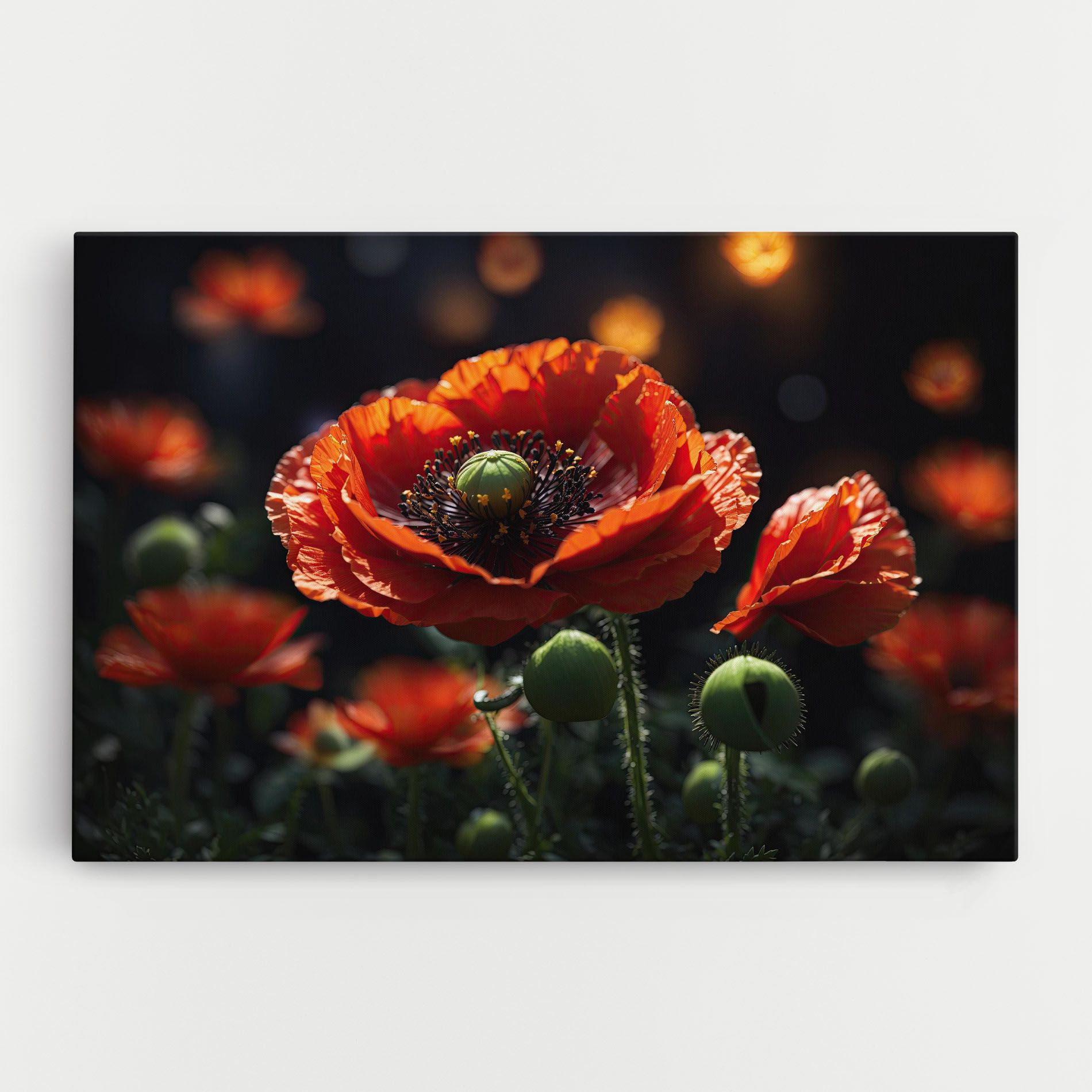 Red Poppy Close Up mockup 0