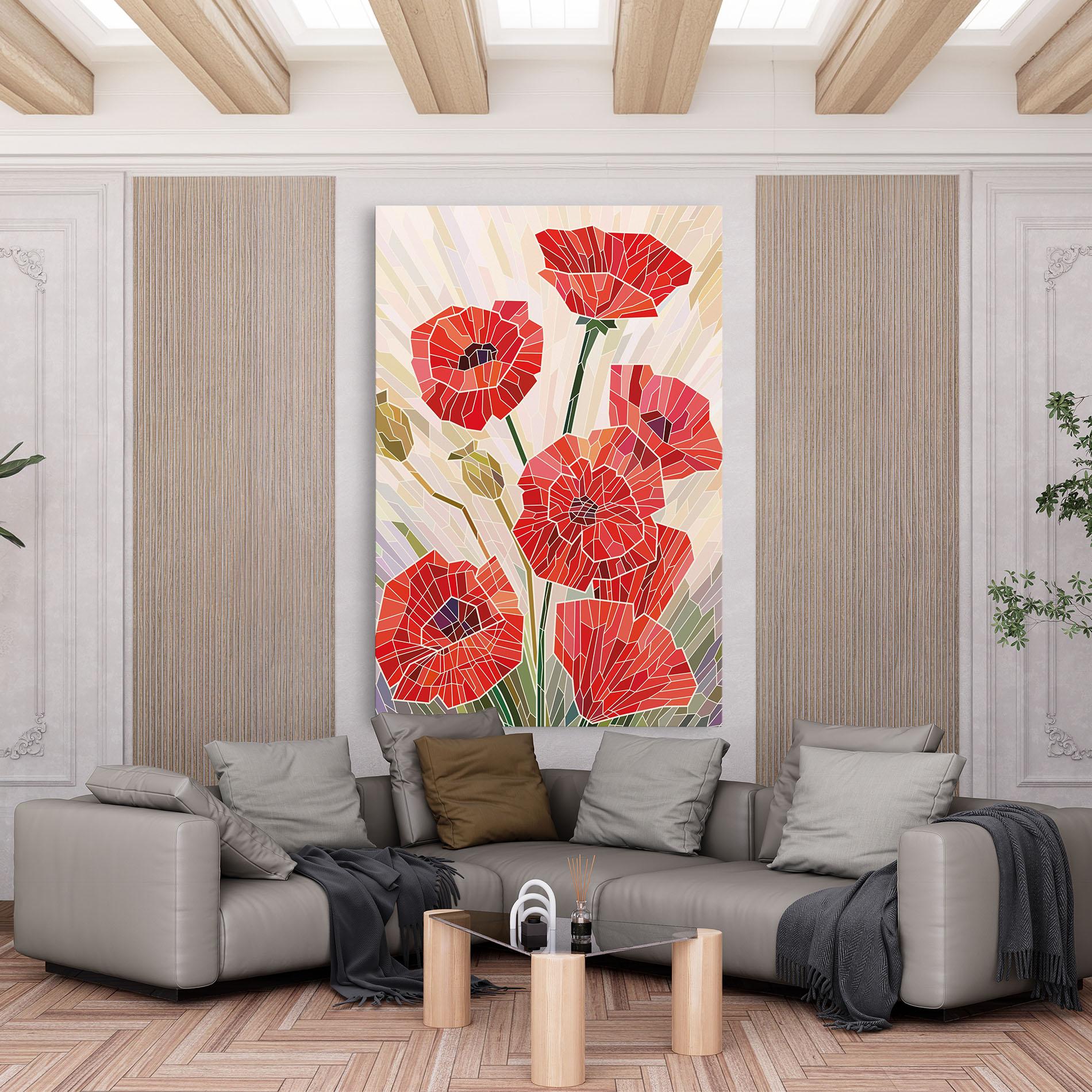 Leinwandbild Poppy Glass mockup 6