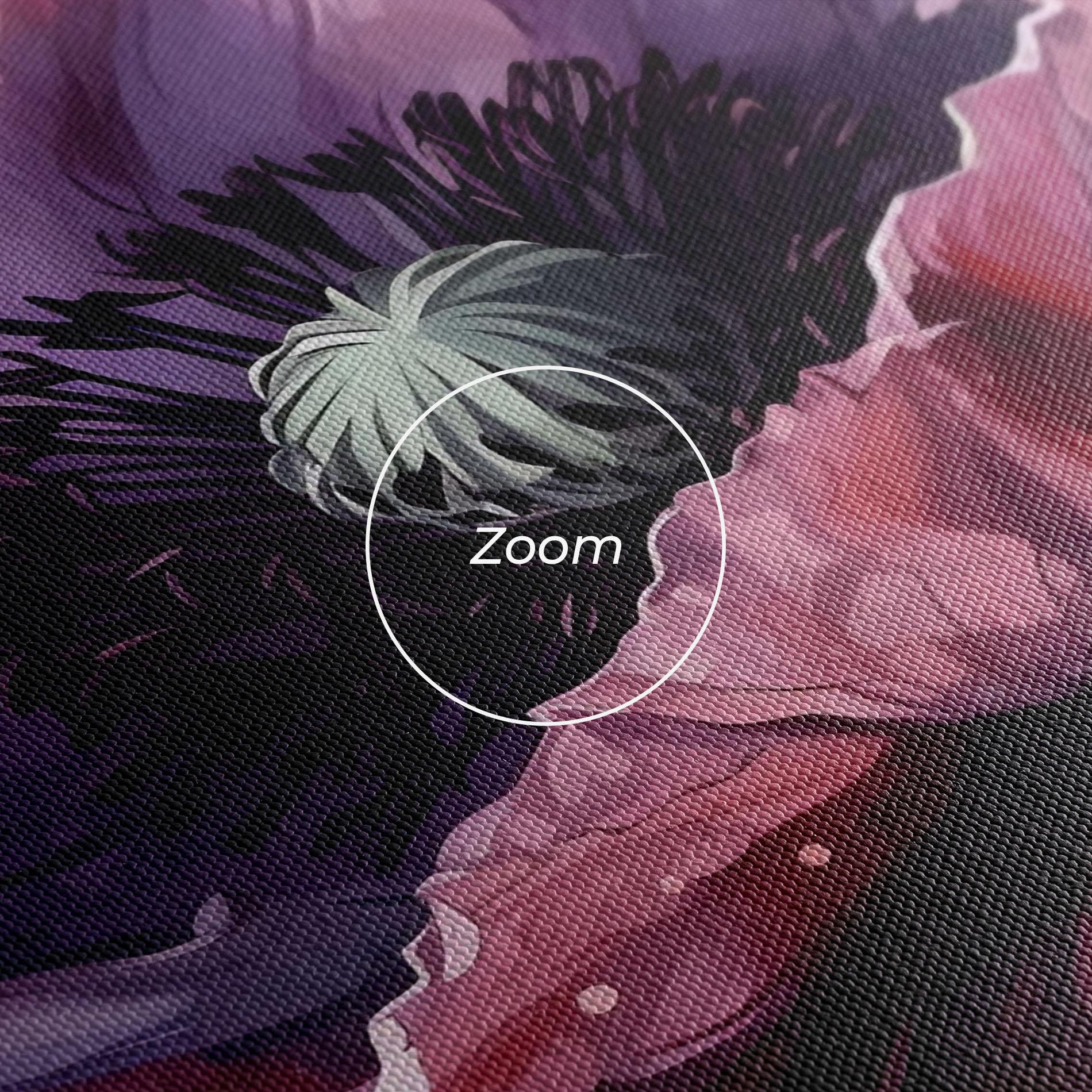 Leinwandbild Light Purple Poppy mockup 3