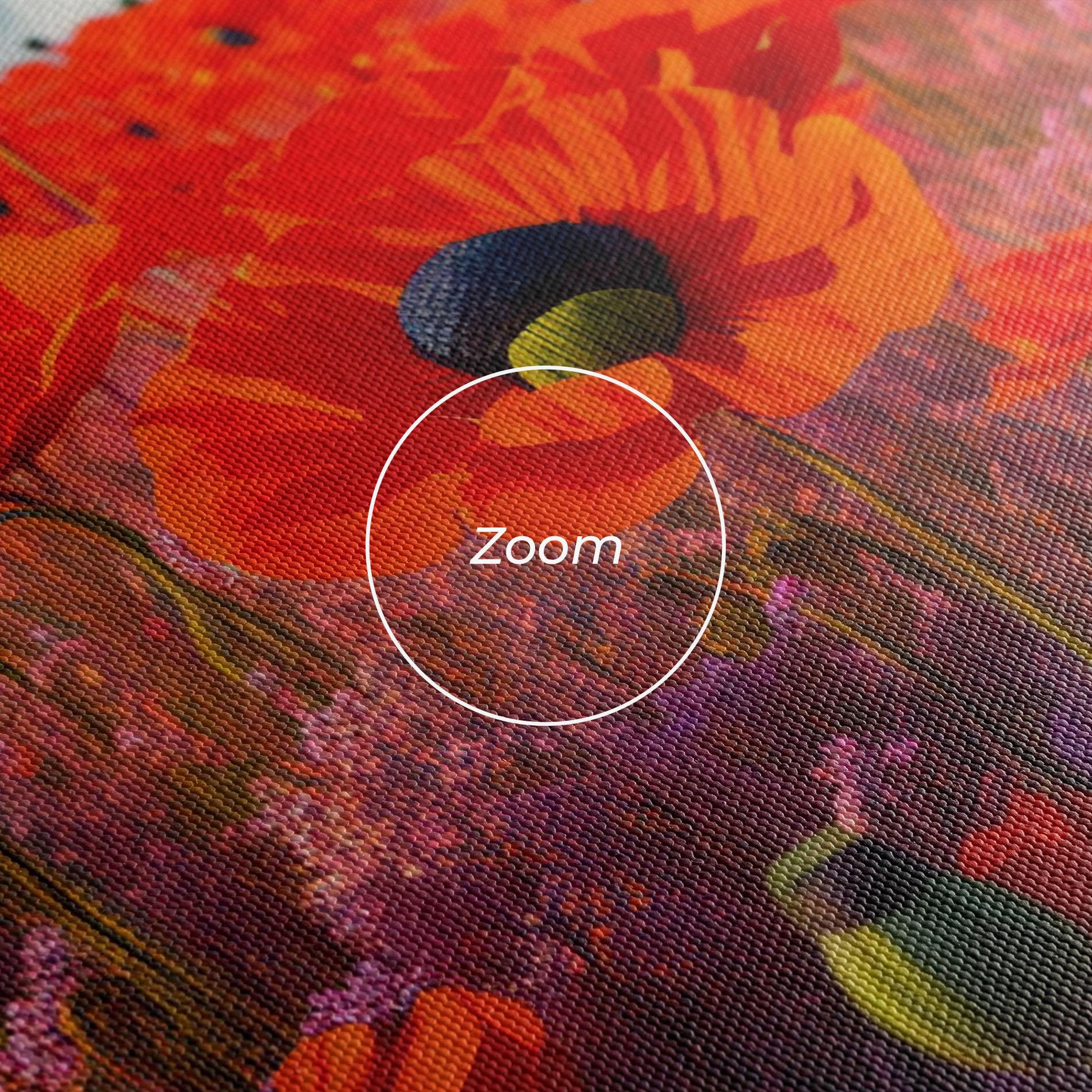 Leinwandbild Wild Poppies mockup 3