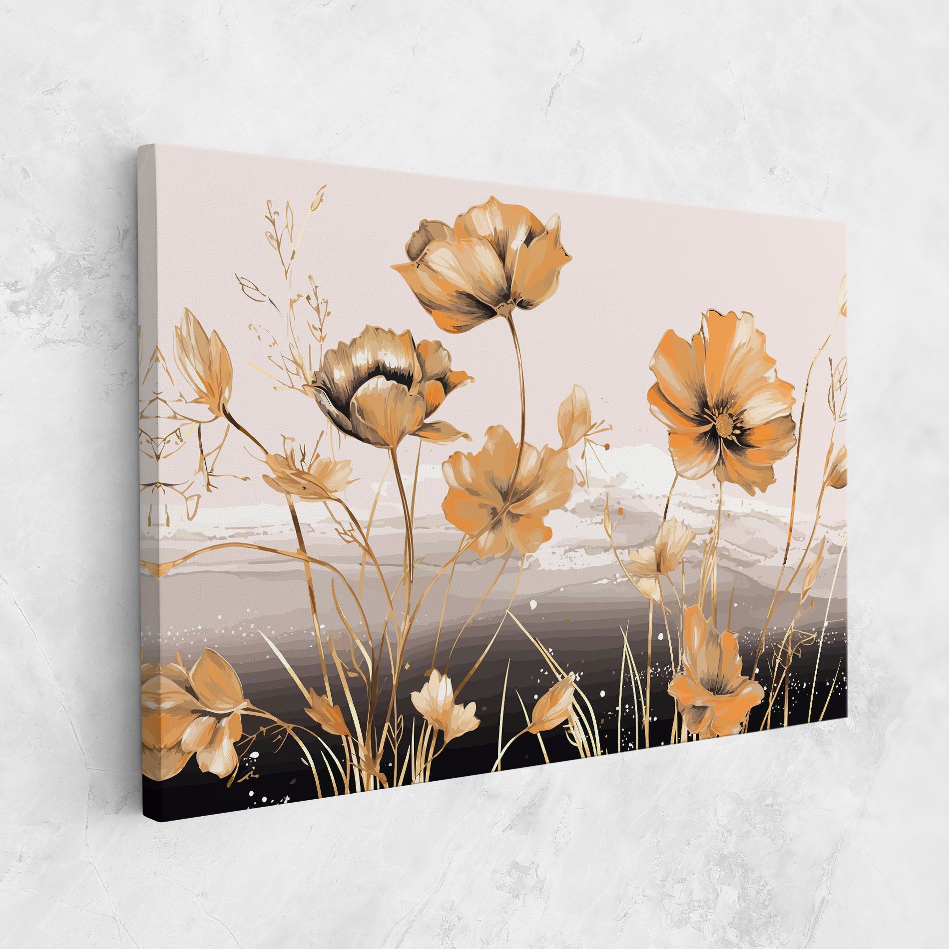 Gold Black Poppy mockup 1