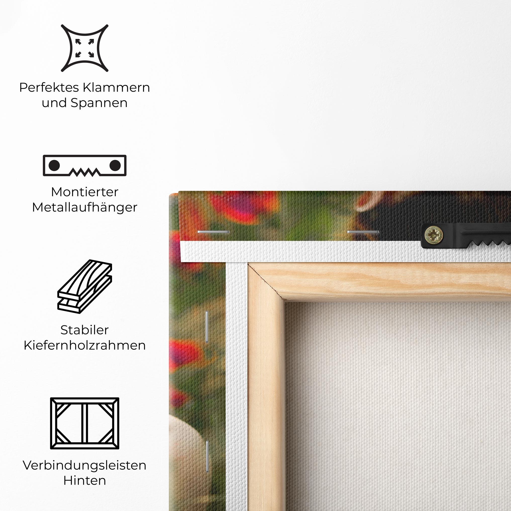 Leinwandbild Poppy Tattoo mockup 5