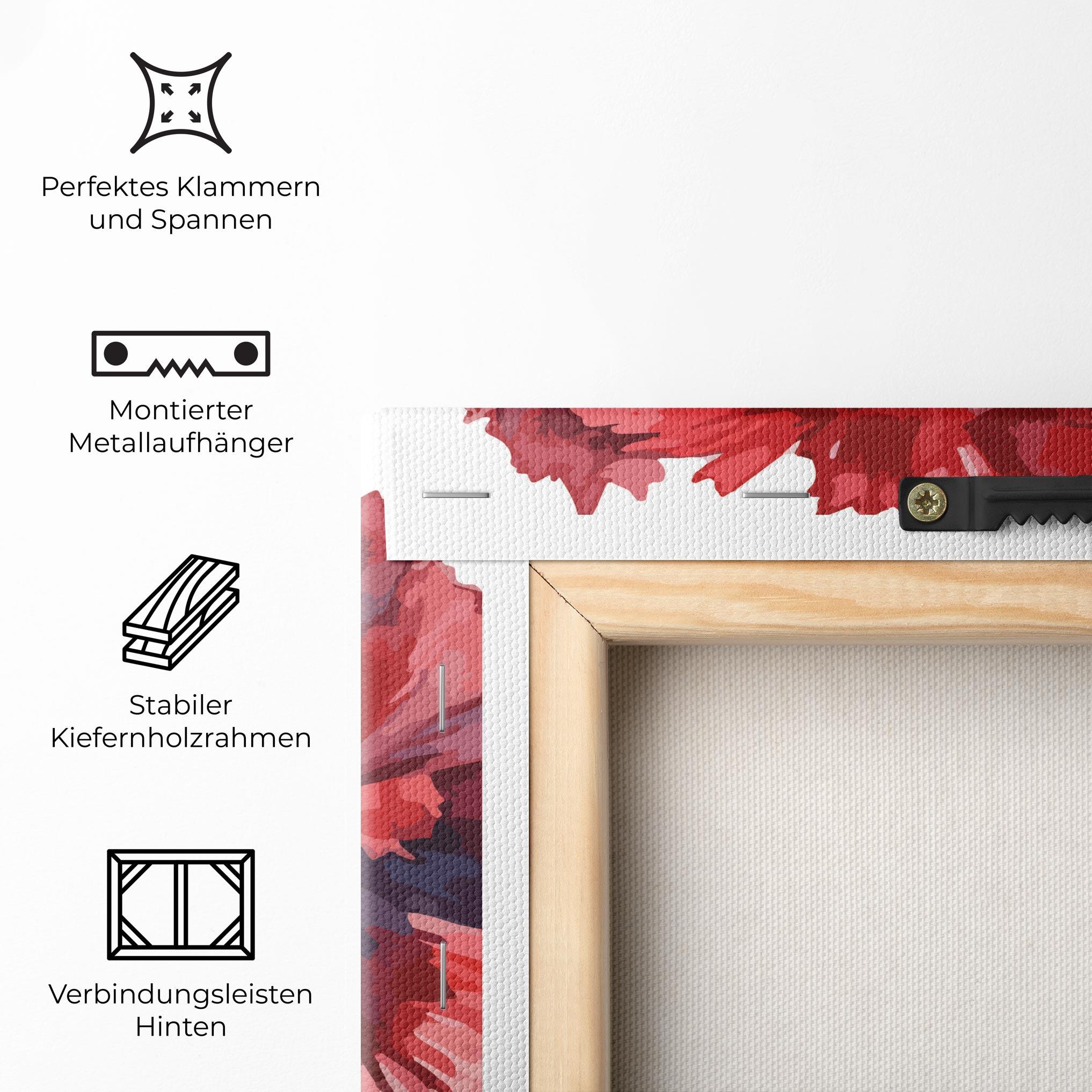 Leinwandbild Pretty Poppy mockup 5