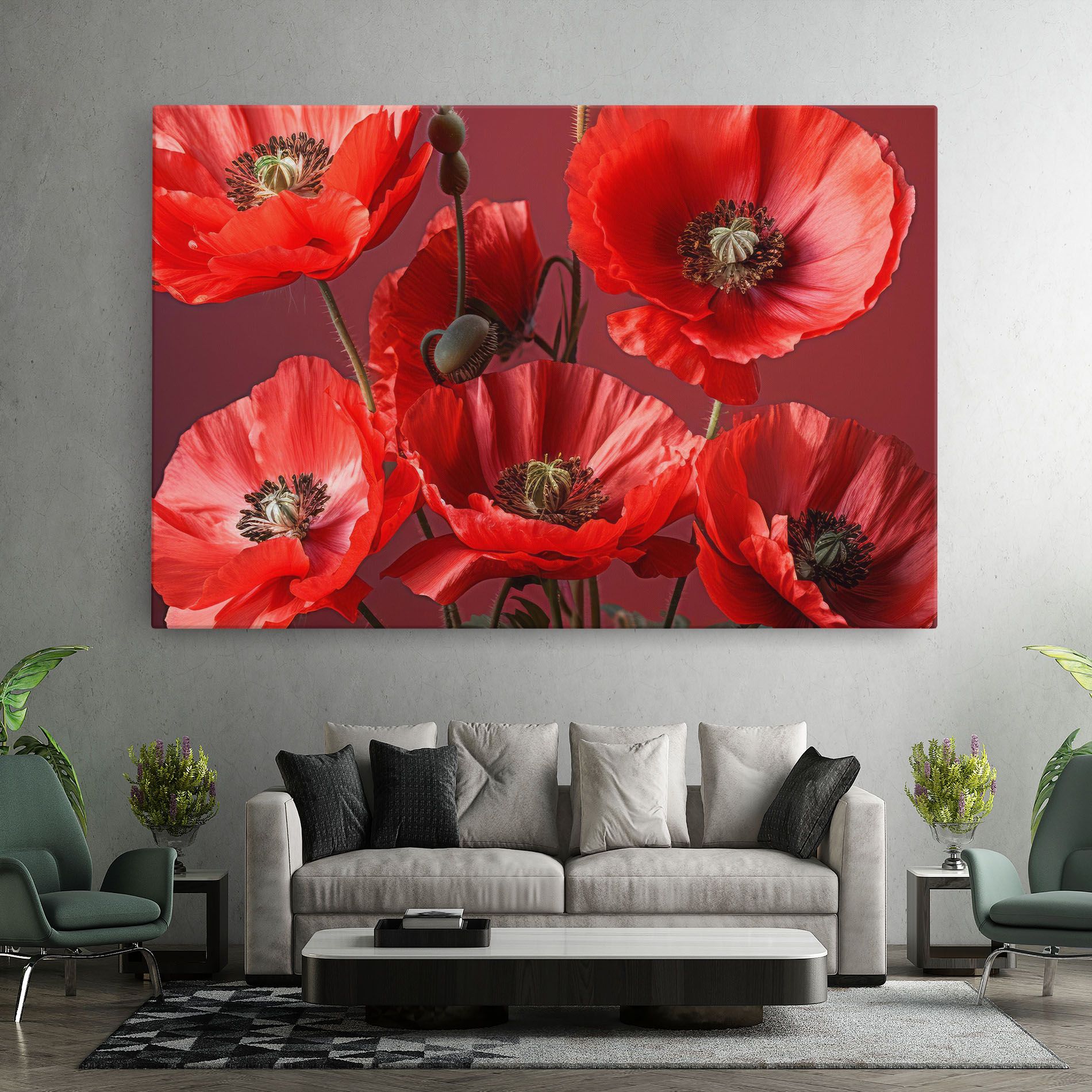 Red Poppies mockup 7