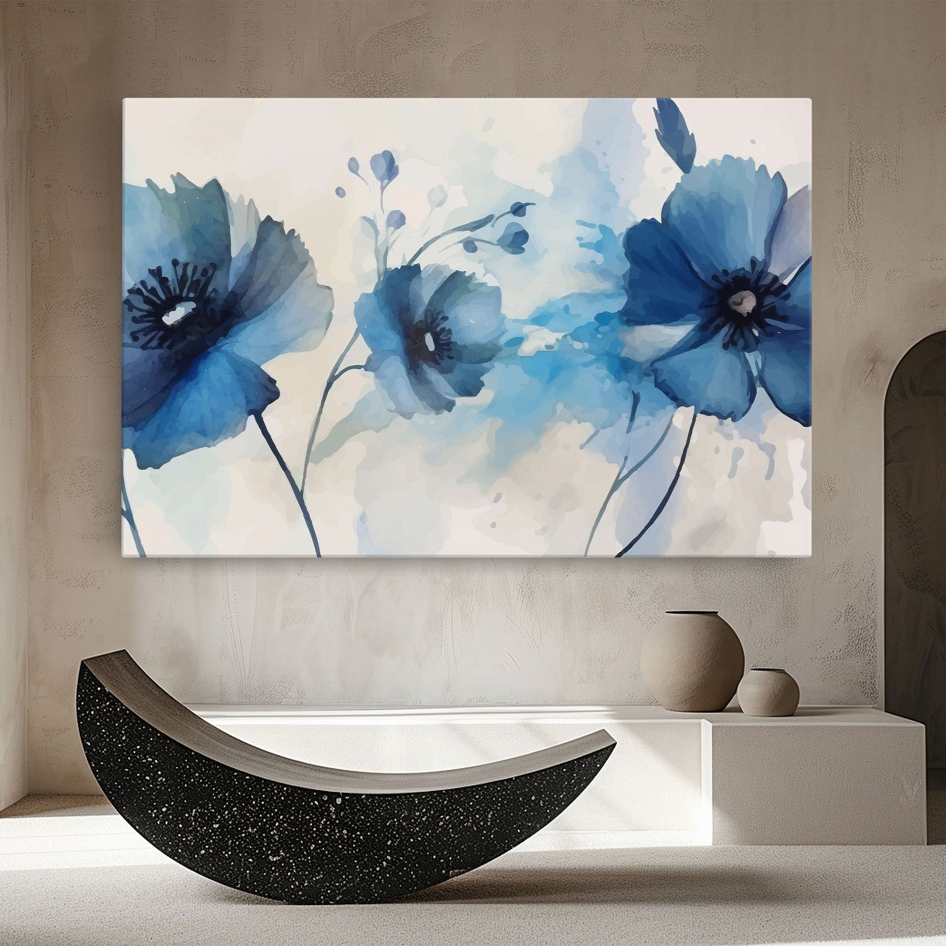 Blue Poppies mockup 8