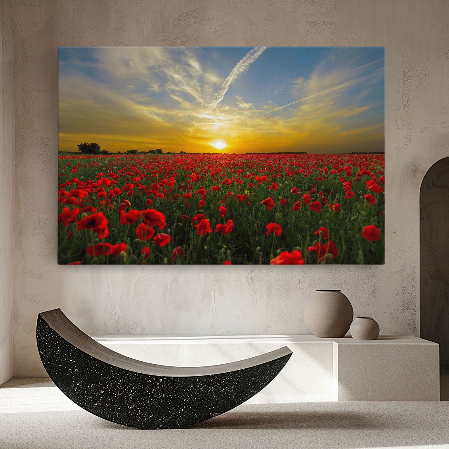 Poppies Sunset mockup 8