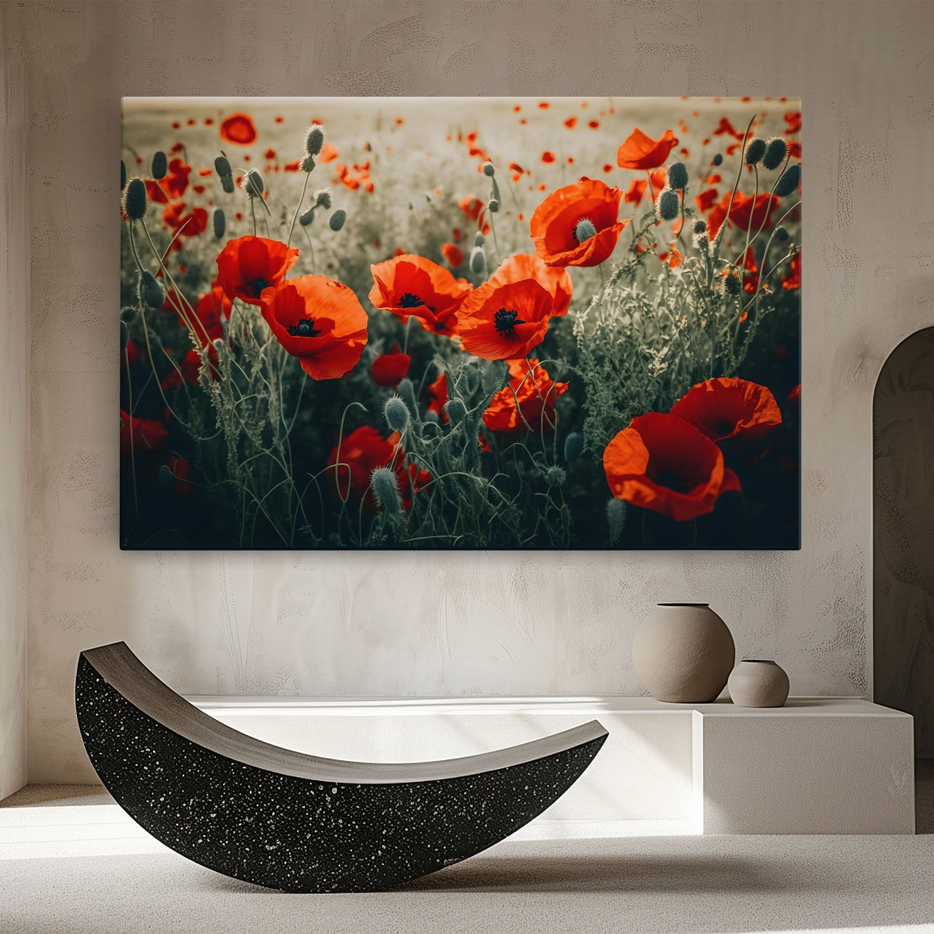 Poppy Grass Field mockup 8