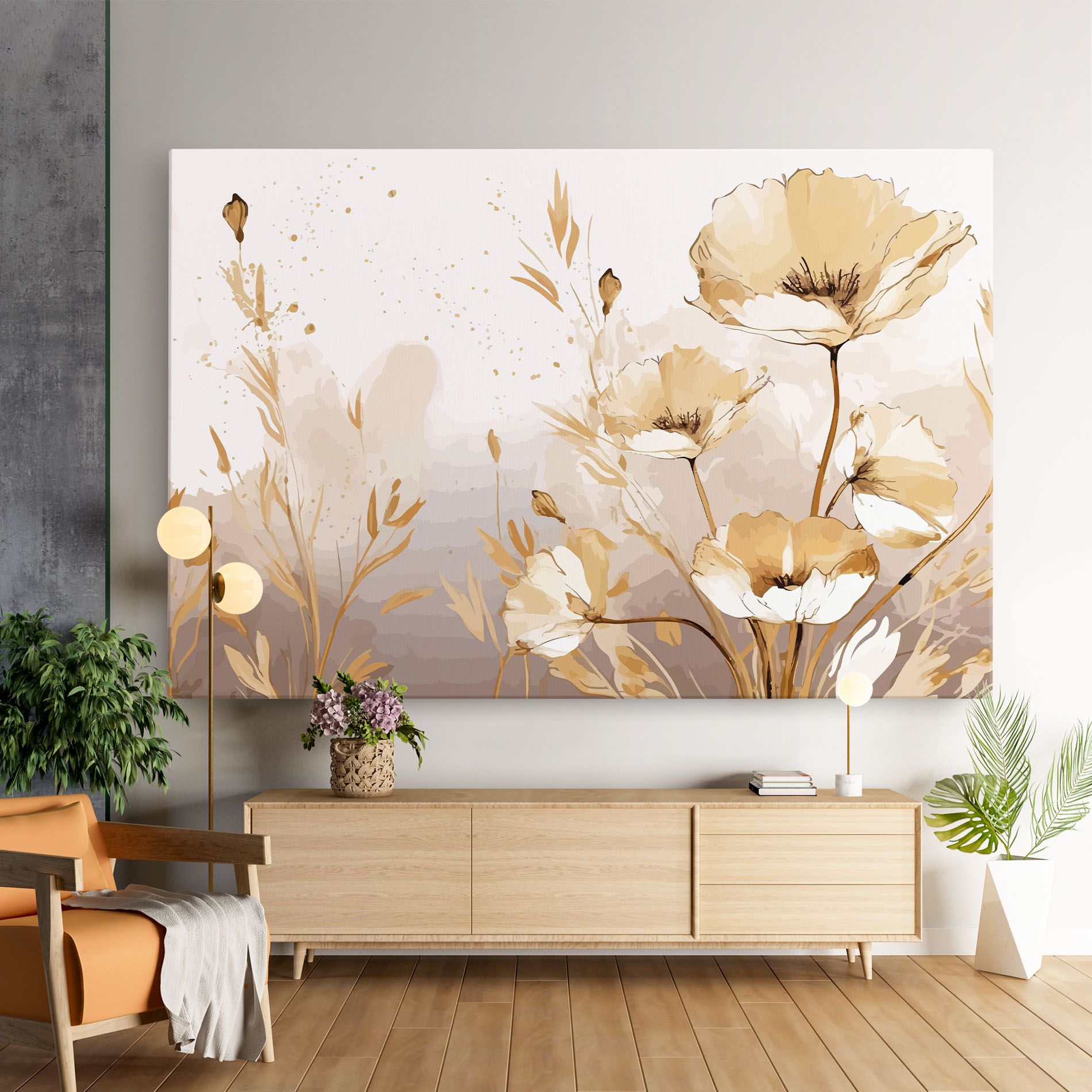 Gold Cream Poppy mockup 9