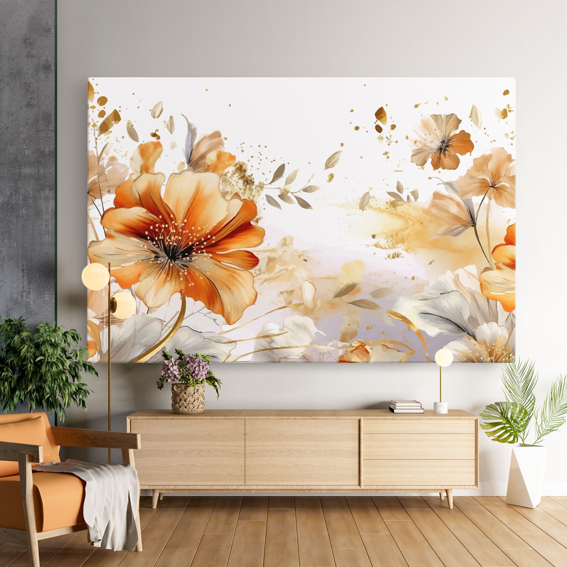Gold Orange Poppy mockup 9
