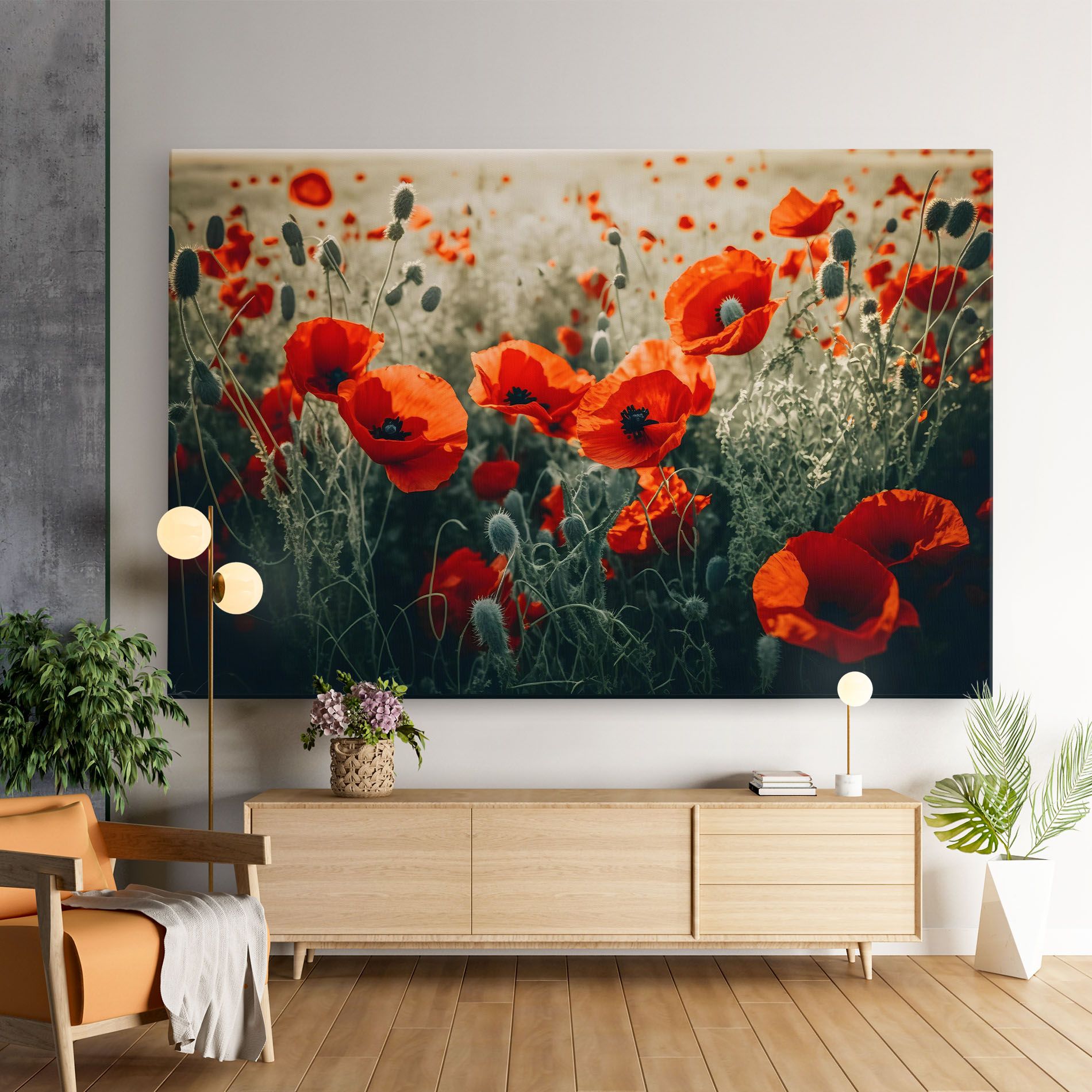 Poppy Grass Field mockup 9
