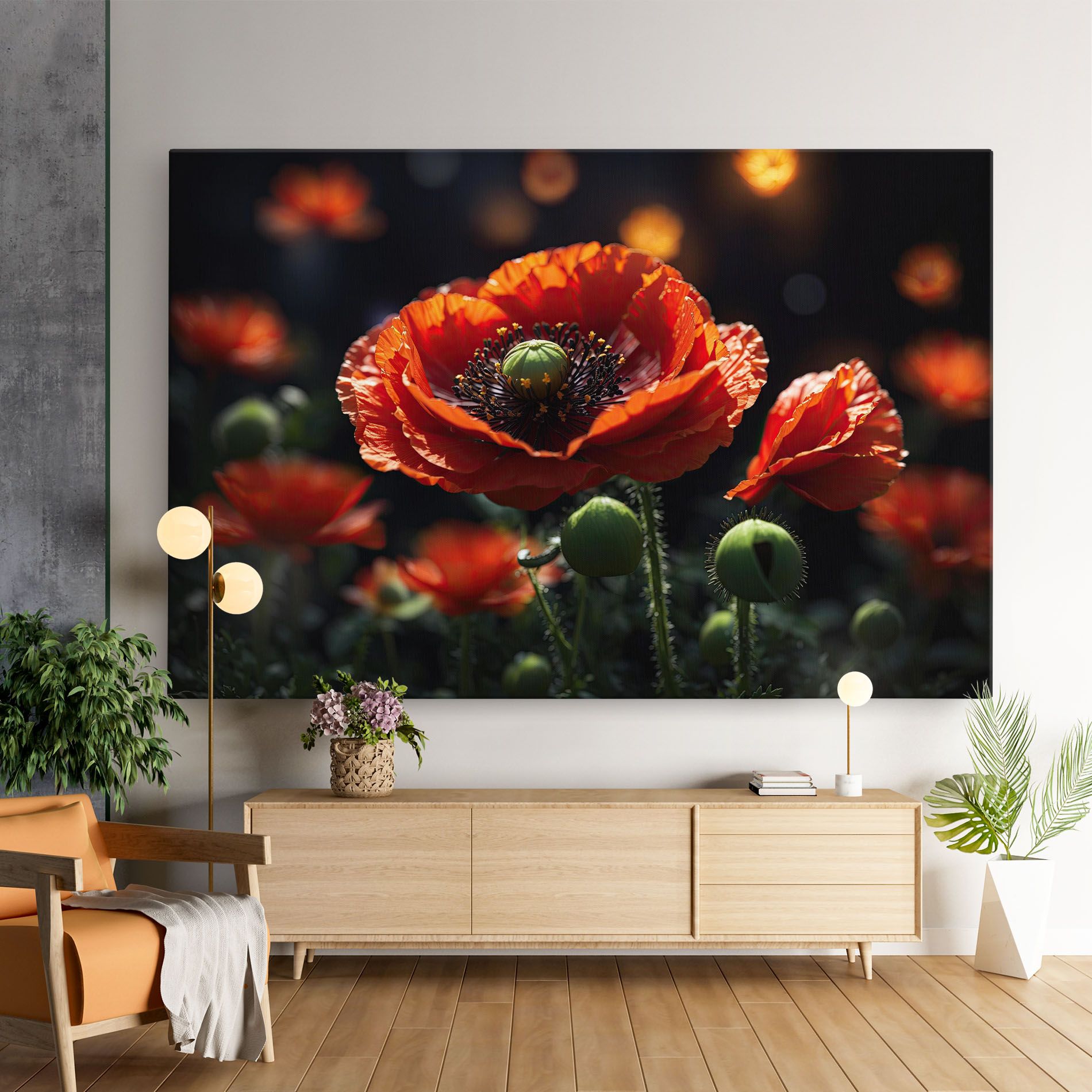 Red Poppy Close Up mockup 9