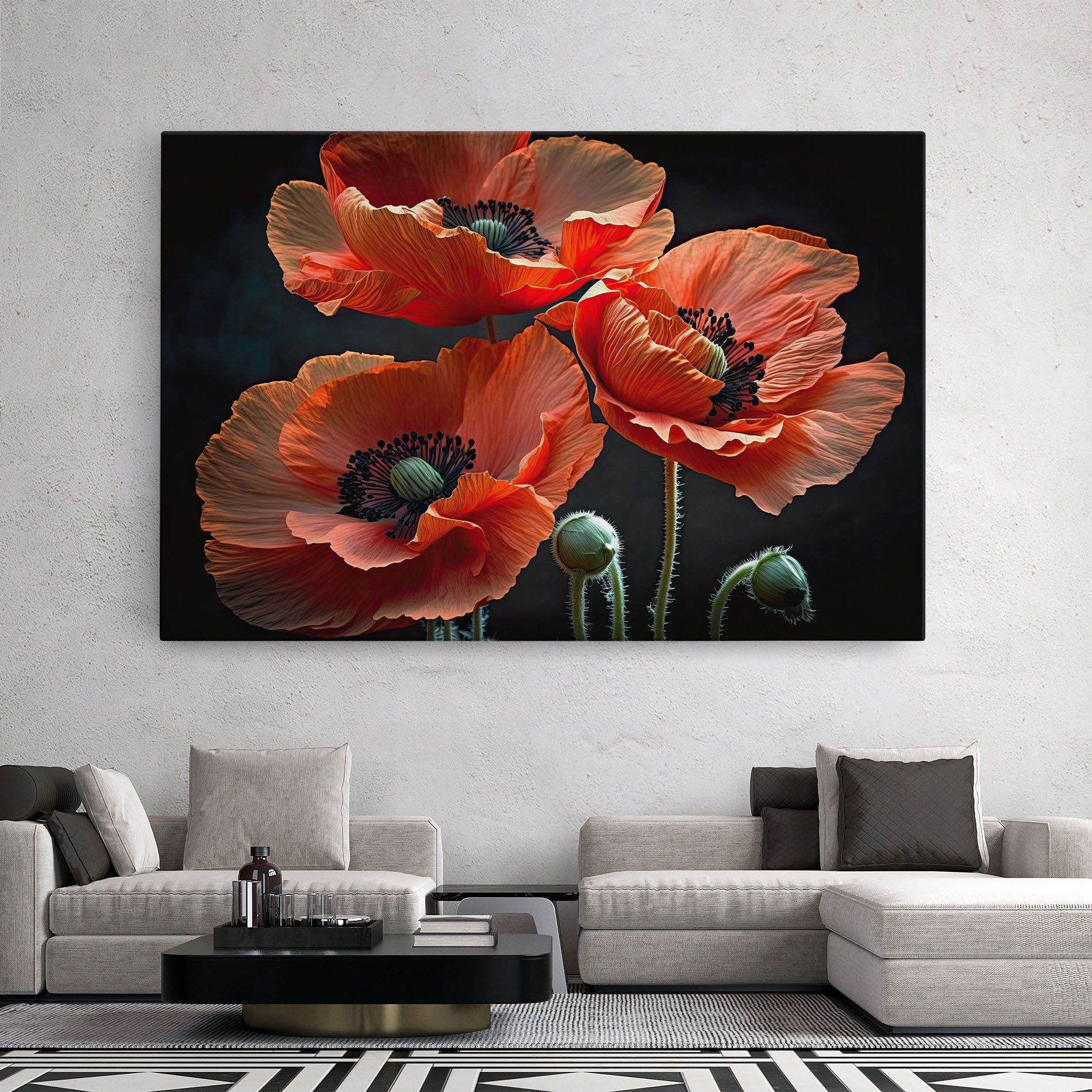3 Poppies mockup 2